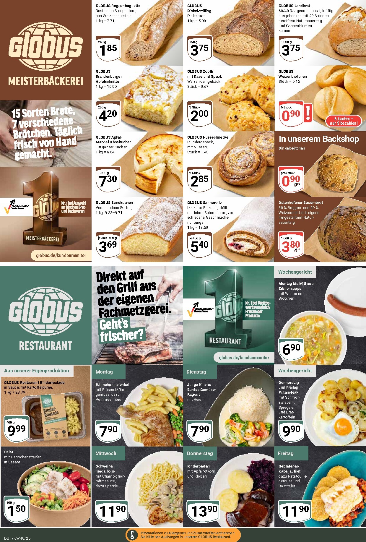 globus - Globus - Dutenhofen Prospekt nächste Woche – von Montag 28.09.2026 bis Freitag 02.10.2026 - page: 9