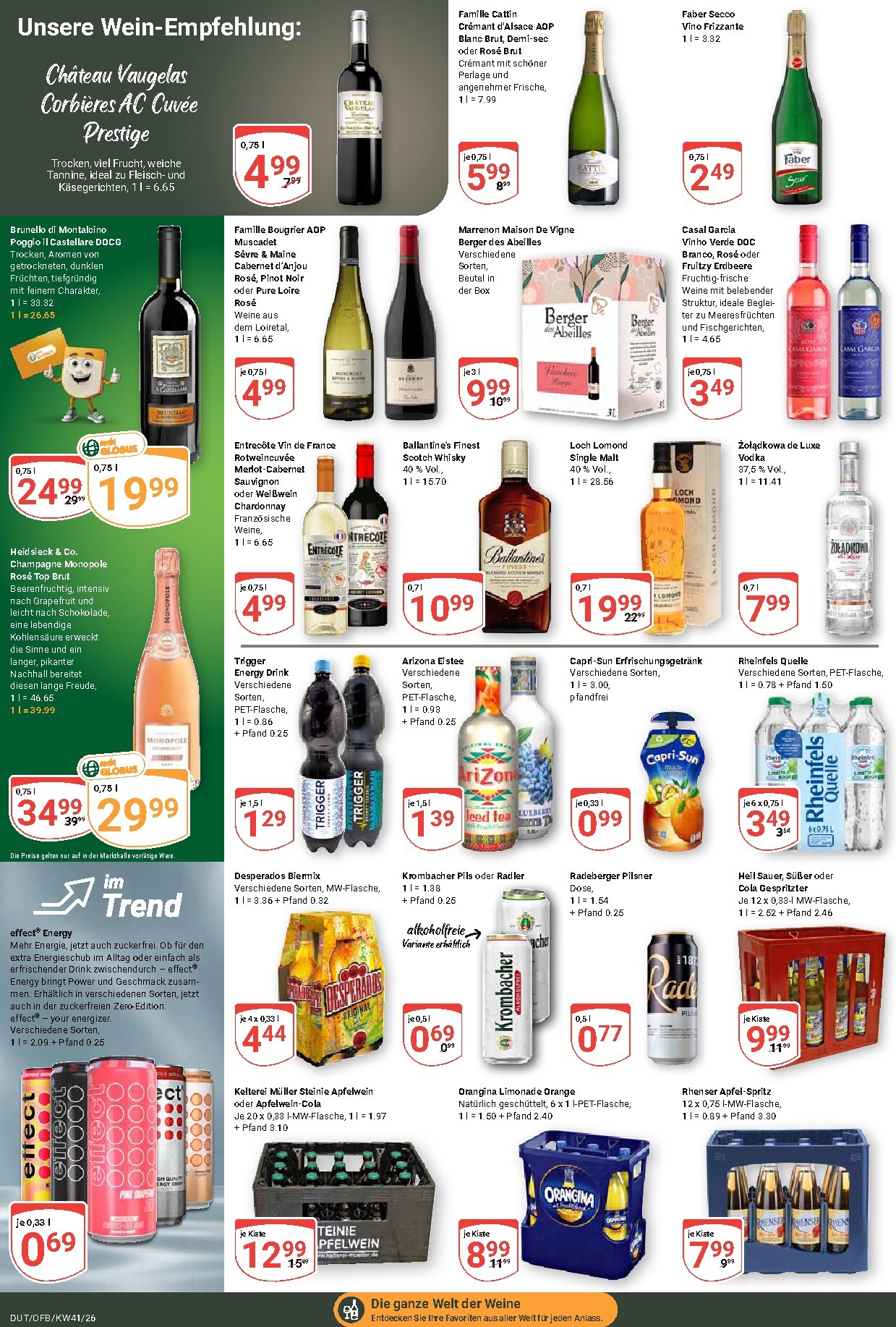 globus - Globus - Dutenhofen Prospekt nächste Woche – von Montag 05.10.2026 bis Samstag 10.10.2026 - page: 18