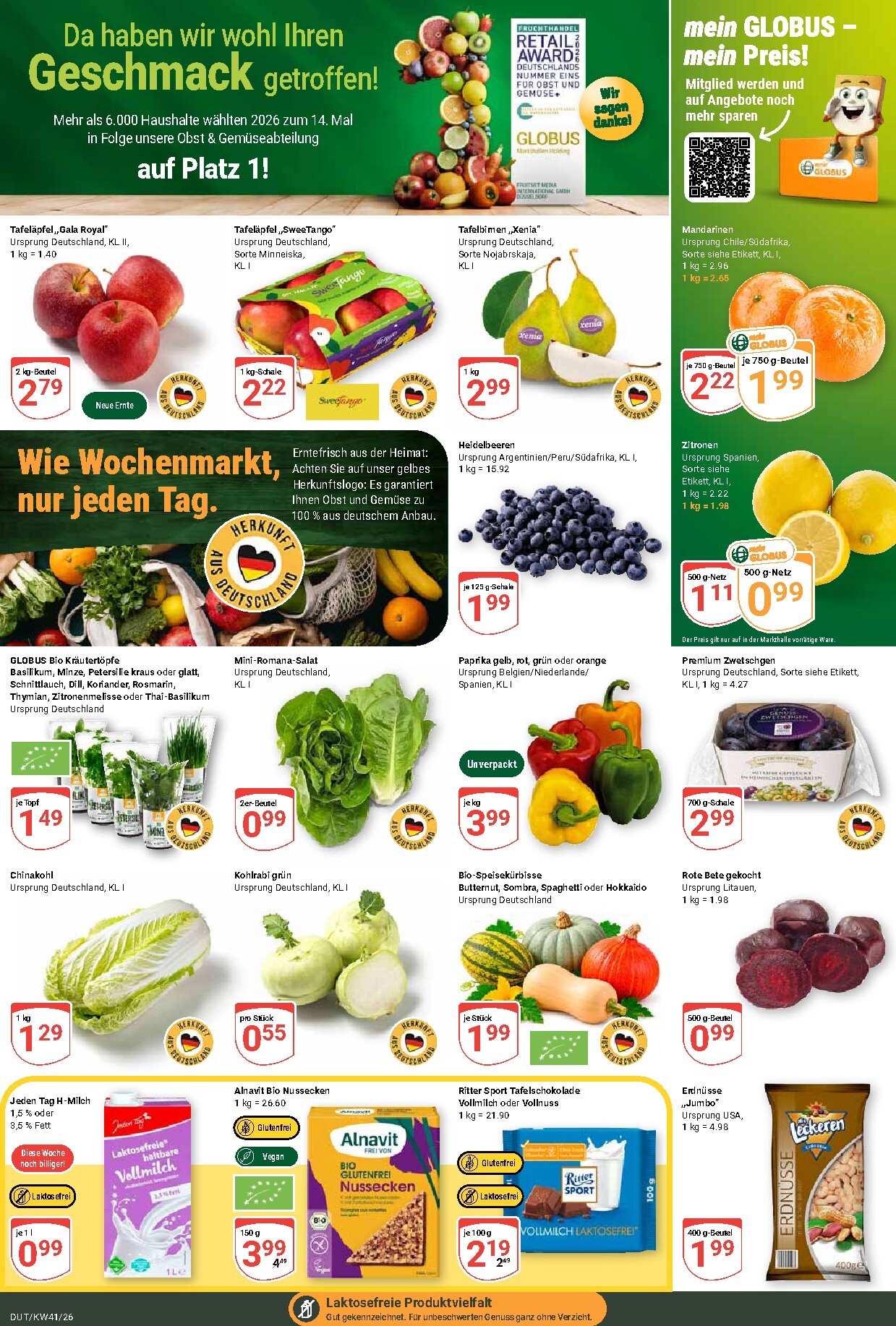 globus - Globus - Dutenhofen Prospekt nächste Woche – von Montag 05.10.2026 bis Samstag 10.10.2026 - page: 6