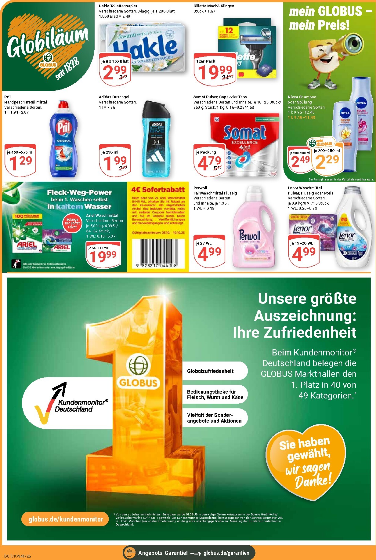 globus - Globus - Dutenhofen Prospekt nächste Woche – von Montag 05.10.2026 bis Samstag 10.10.2026 - page: 4