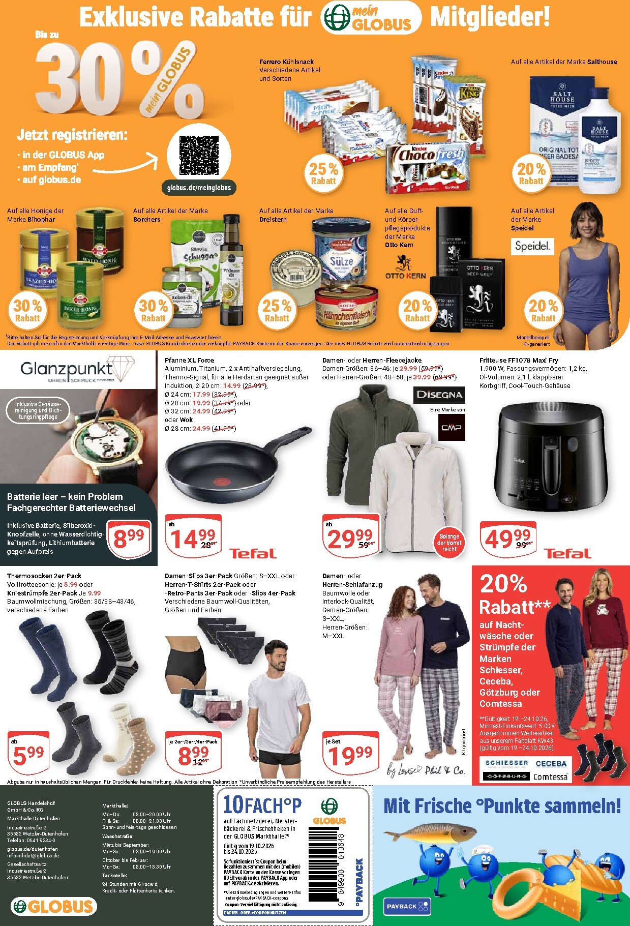 globus - Globus - Dutenhofen Prospekt nächste Woche – von Montag 19.10.2026 bis Samstag 24.10.2026 - page: 28