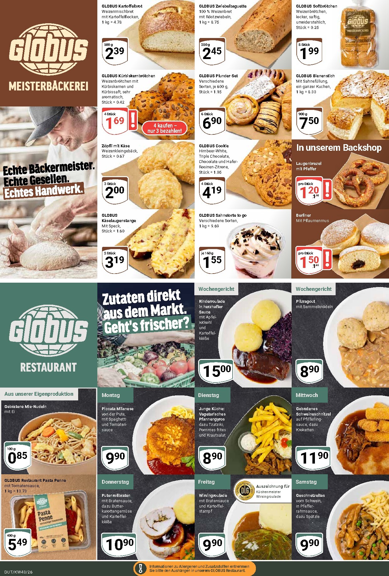 globus - Globus - Dutenhofen Prospekt nächste Woche – von Montag 19.10.2026 bis Samstag 24.10.2026 - page: 8
