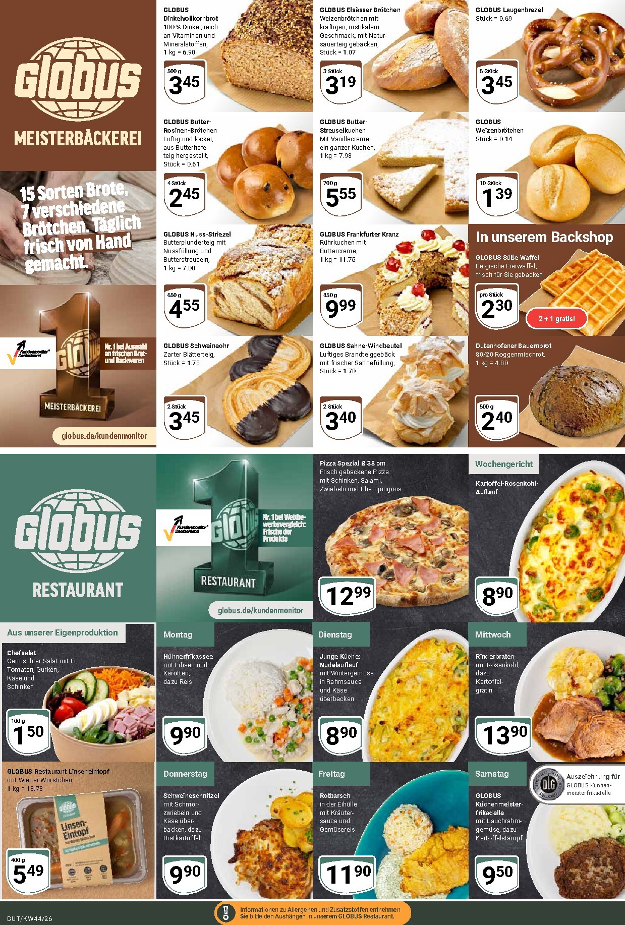 globus - Globus - Dutenhofen Prospekt nächste Woche – von Montag 26.10.2026 bis Samstag 31.10.2026 - page: 9