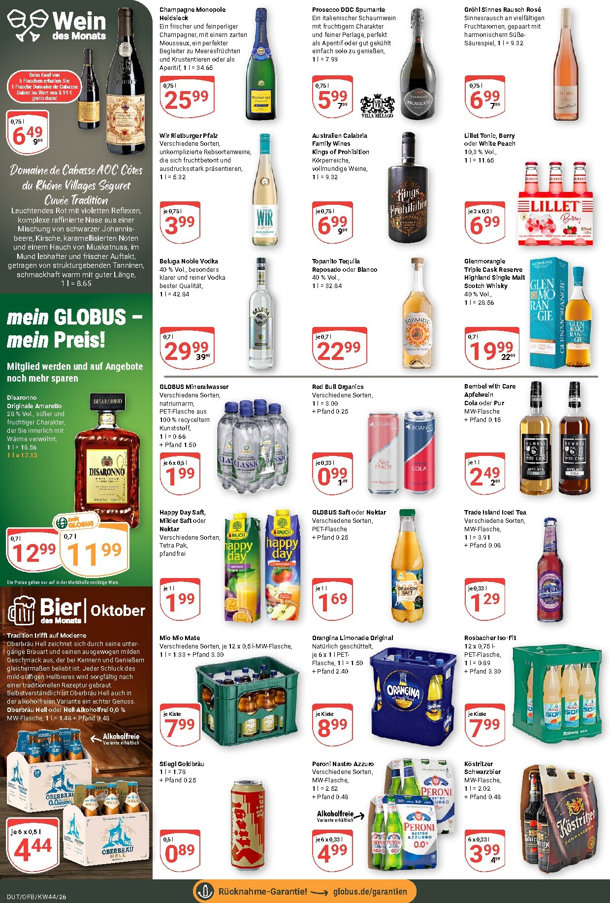 globus - Globus - Dutenhofen Prospekt nächste Woche – von Montag 26.10.2026 bis Samstag 31.10.2026 - page: 19