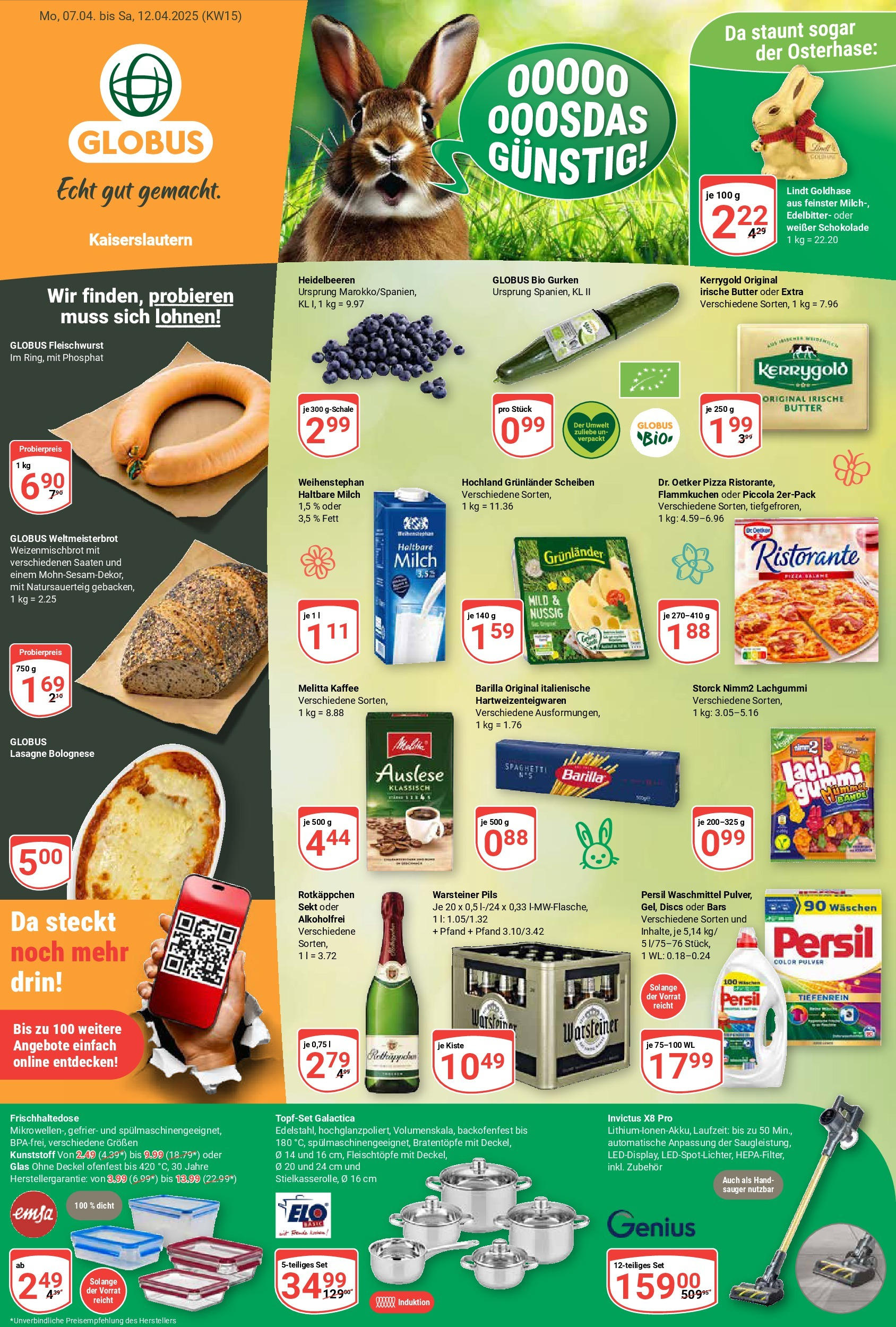 globus - Globus - Kaiserslautern-Prospekt gültig von 07.04. bis 12.04. - page: 1