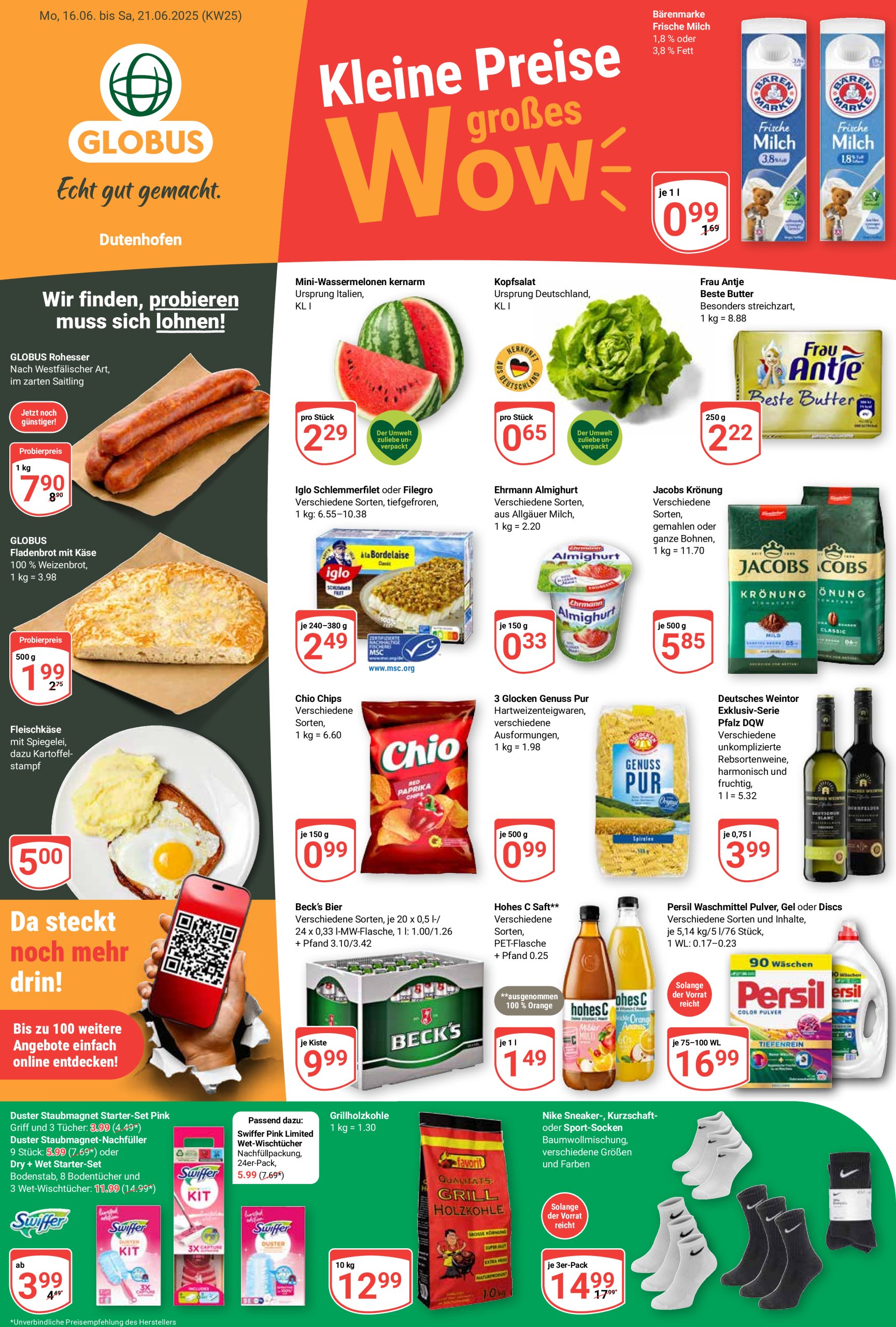 globus - Globus - Dutenhofen-Prospekt gültig vom 16.06. bis 21.06. - page: 1
