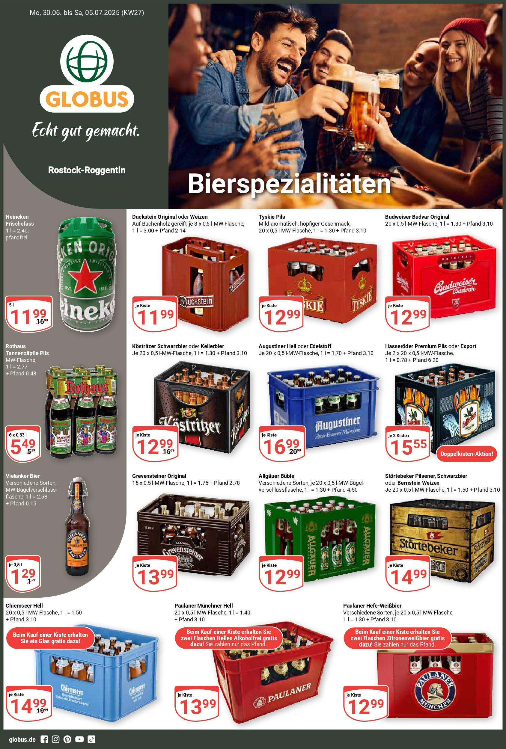 globus - Globus - Rostock-Roggentin-Prospekt gültig vom 30.06. bis 05.07.