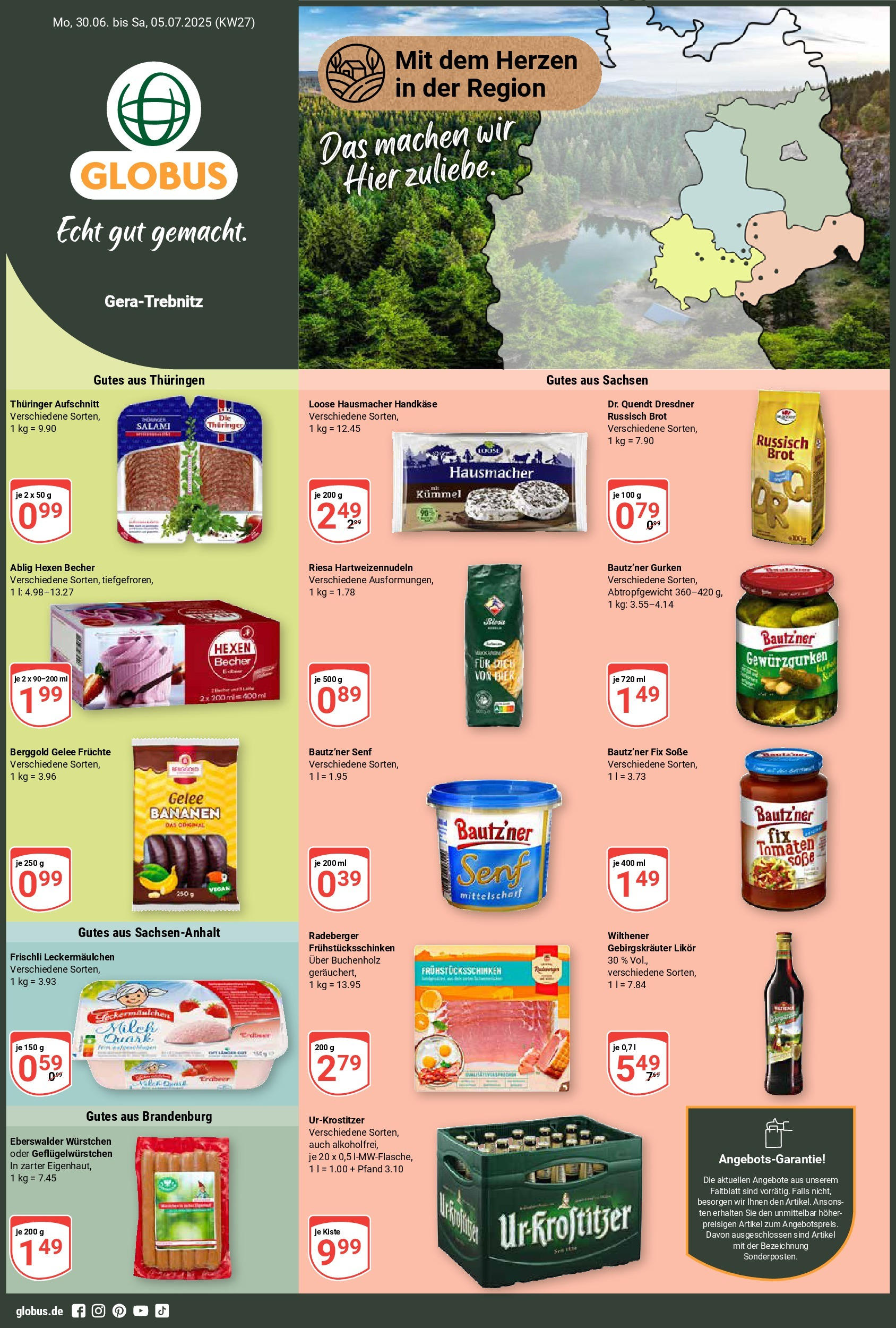 globus - Globus - Gera-Trebnitz-Prospekt gültig vom 30.06. bis 05.07.