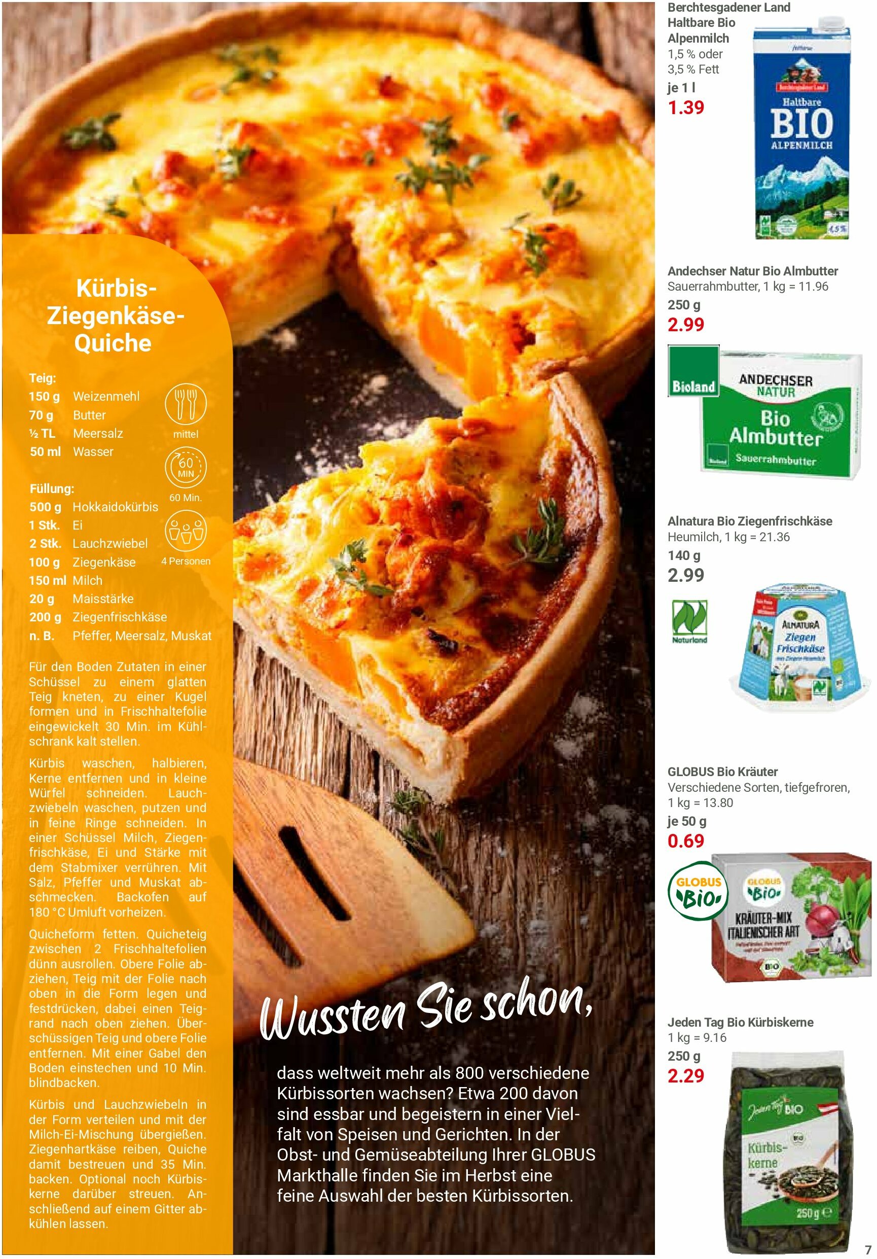 globus - Globus - Mit Bio in den Herbst-Prospekt gültig vom 25.08. bis 06.09. - page: 7