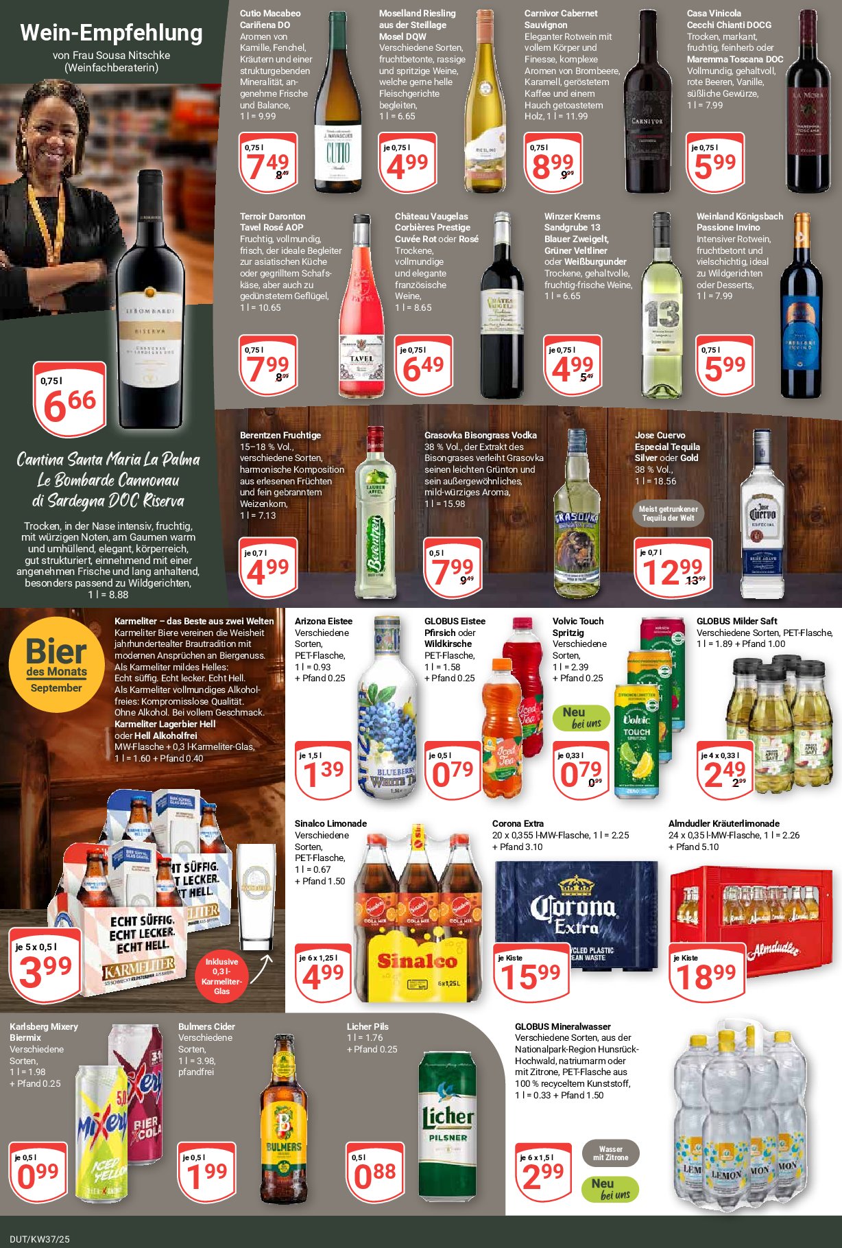 globus - Globus - Dutenhofen-Prospekt gültig vom 08.09. bis 13.09. - page: 17