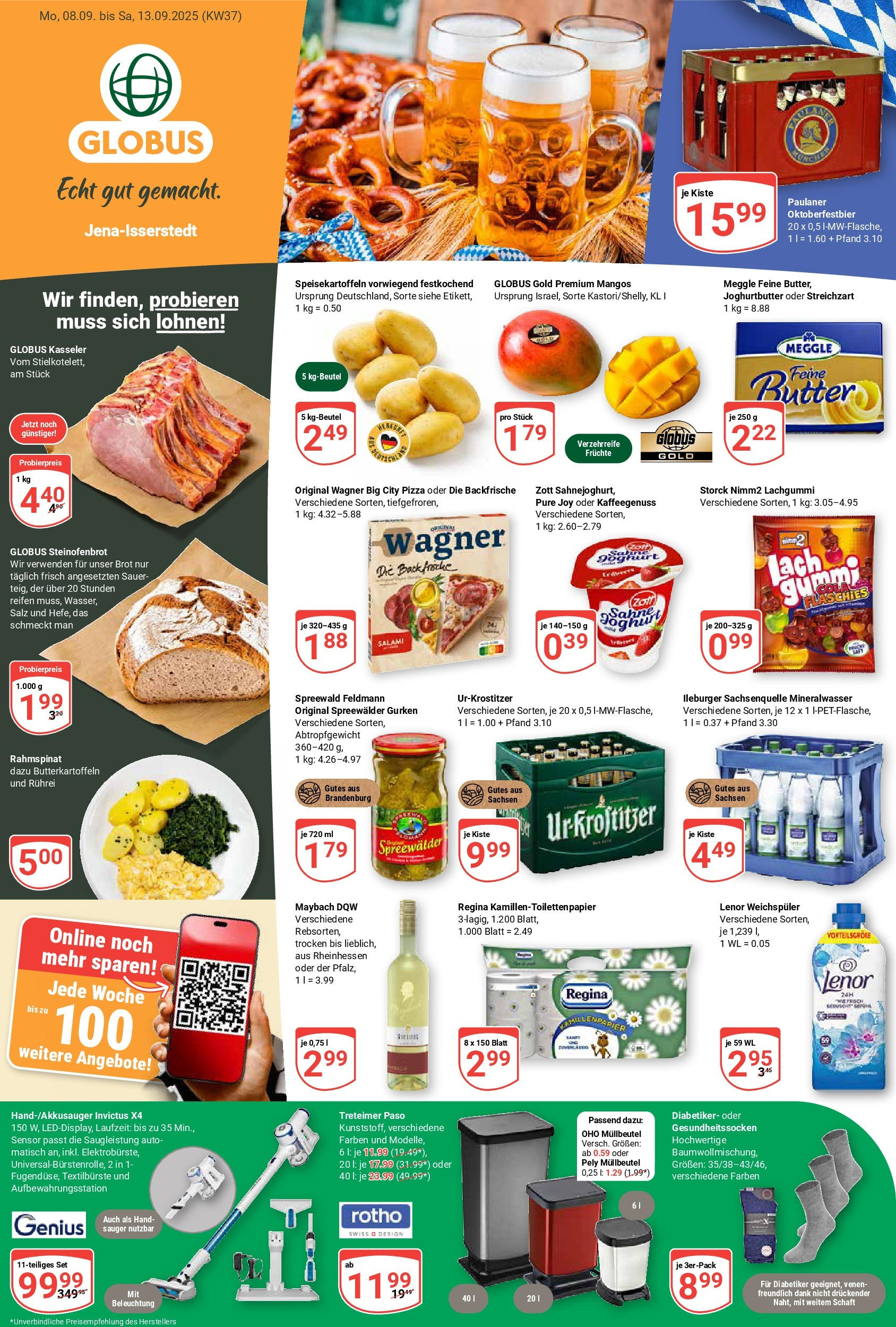 globus - Globus - Jena-Isserstedt-Prospekt gültig vom 08.09. bis 13.09.
