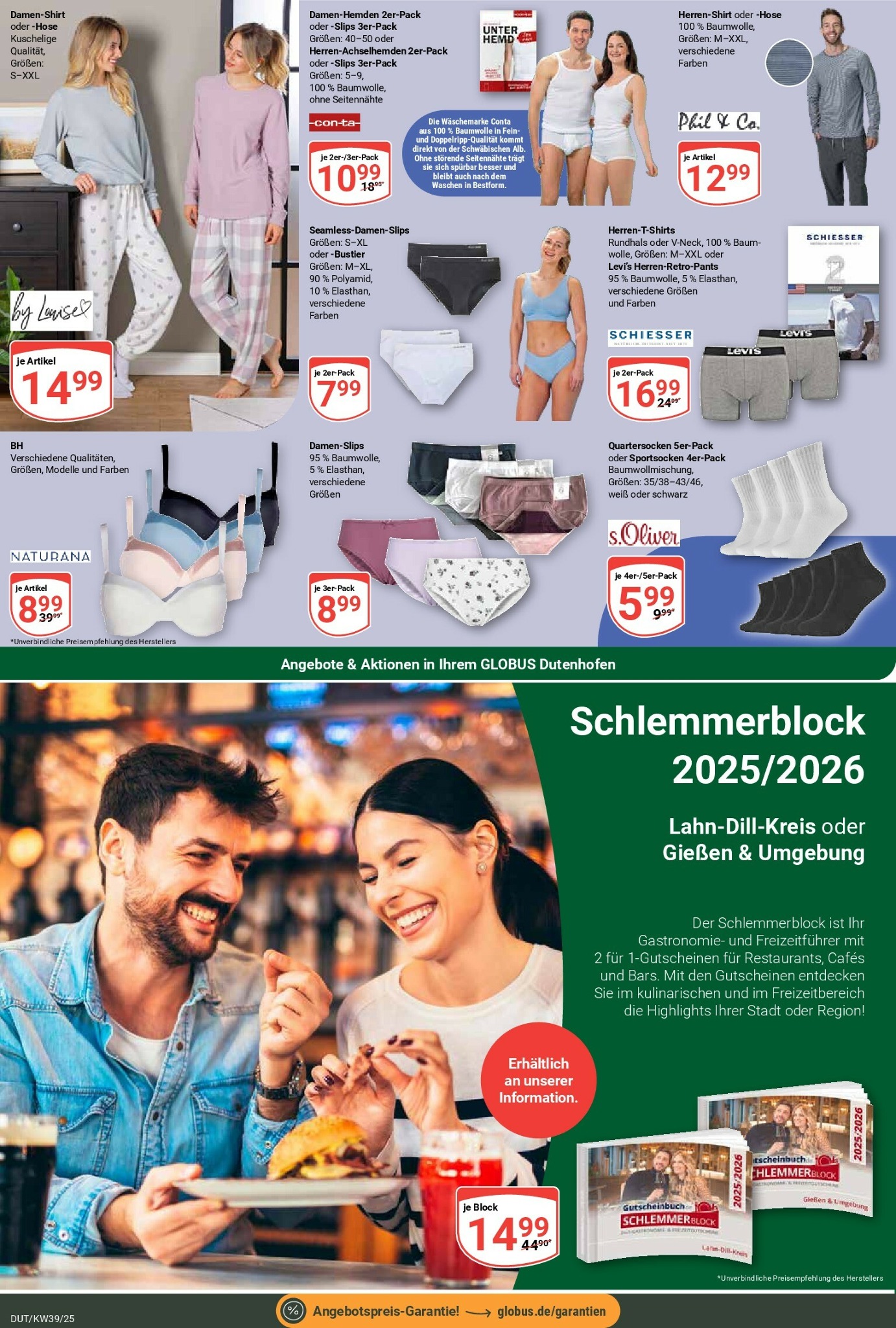 globus - Globus - Dutenhofen-Prospekt gültig vom 22.09. bis 27.09. - page: 25
