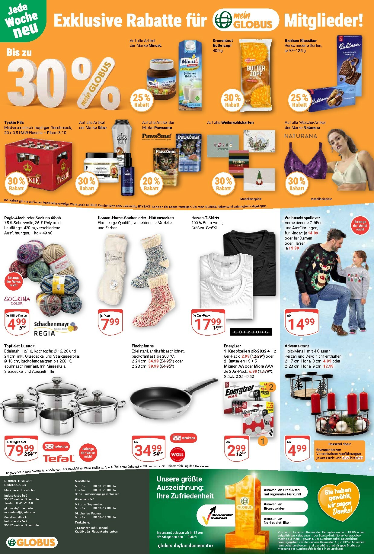 globus - Globus - Dutenhofen-Prospekt gültig vom 03.11. bis 08.11. - page: 28