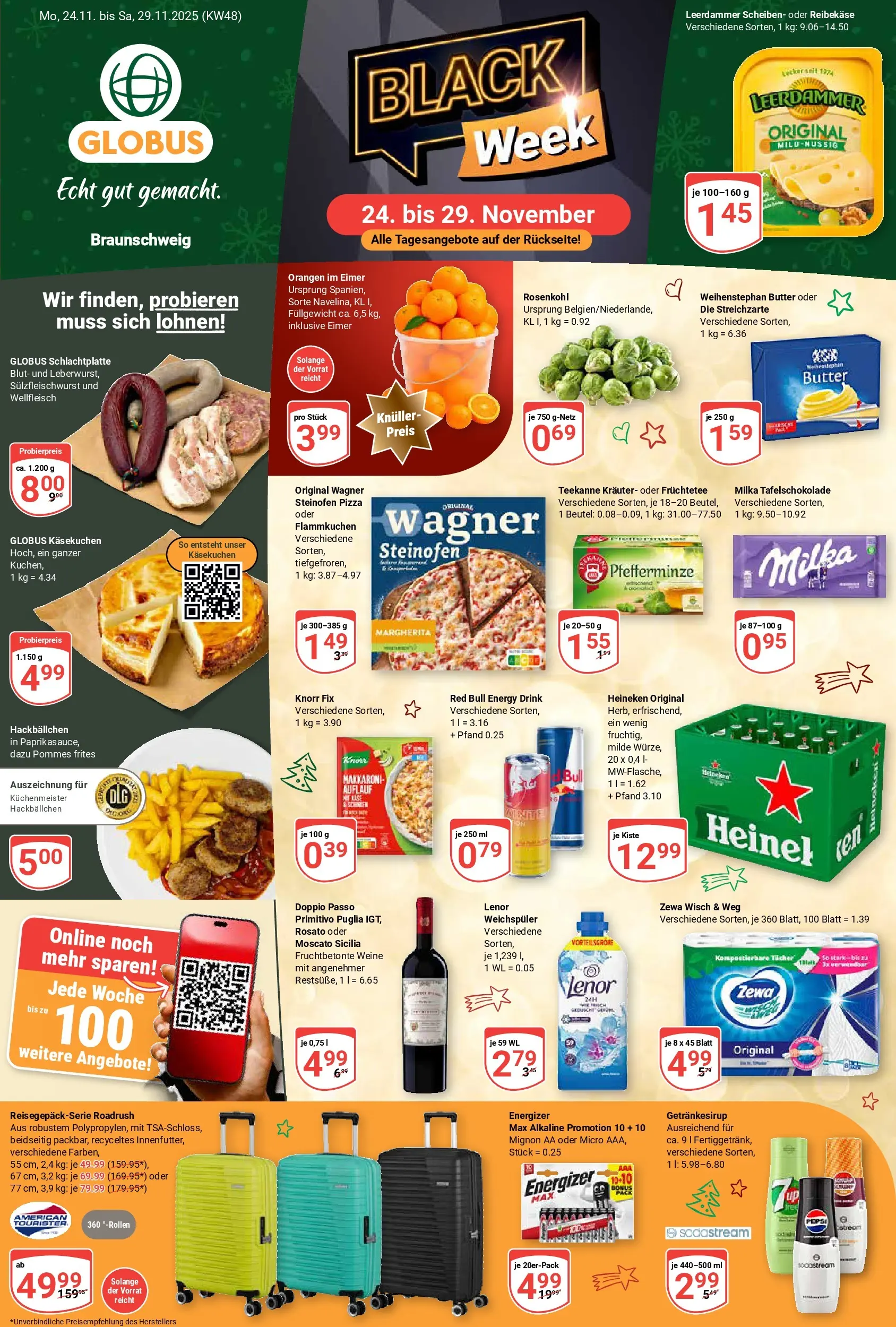 globus - Globus - Braunschweig-Prospekt gültig vom 24.11. bis 29.11.
