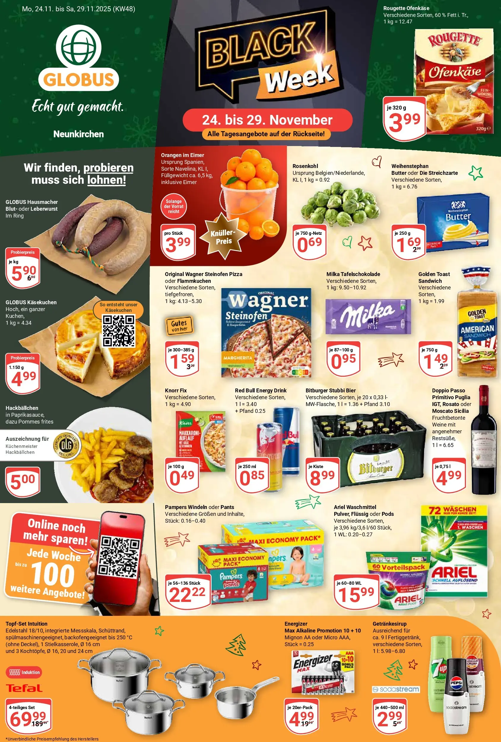 globus - Globus - Neunkirchen Black Week-Prospekt gültig vom 24.11. bis 29.11.