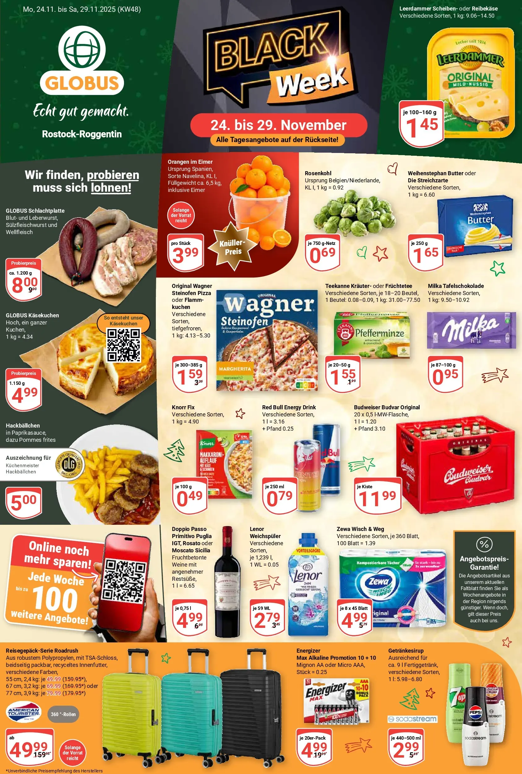 globus - Globus - Rostock-Roggentin-Prospekt gültig vom 24.11. bis 29.11.