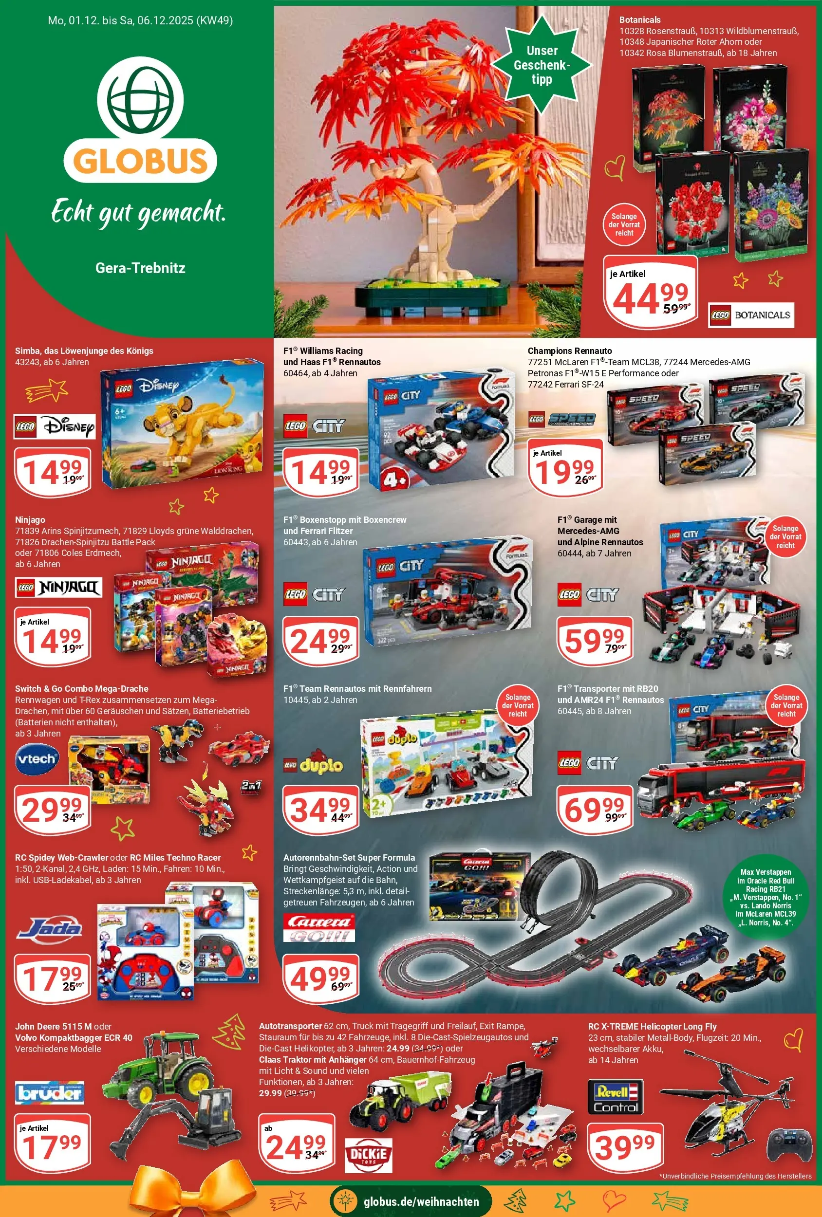 globus - Globus - Gera-Trebnitz-Prospekt gültig vom 01.12. bis 06.12.