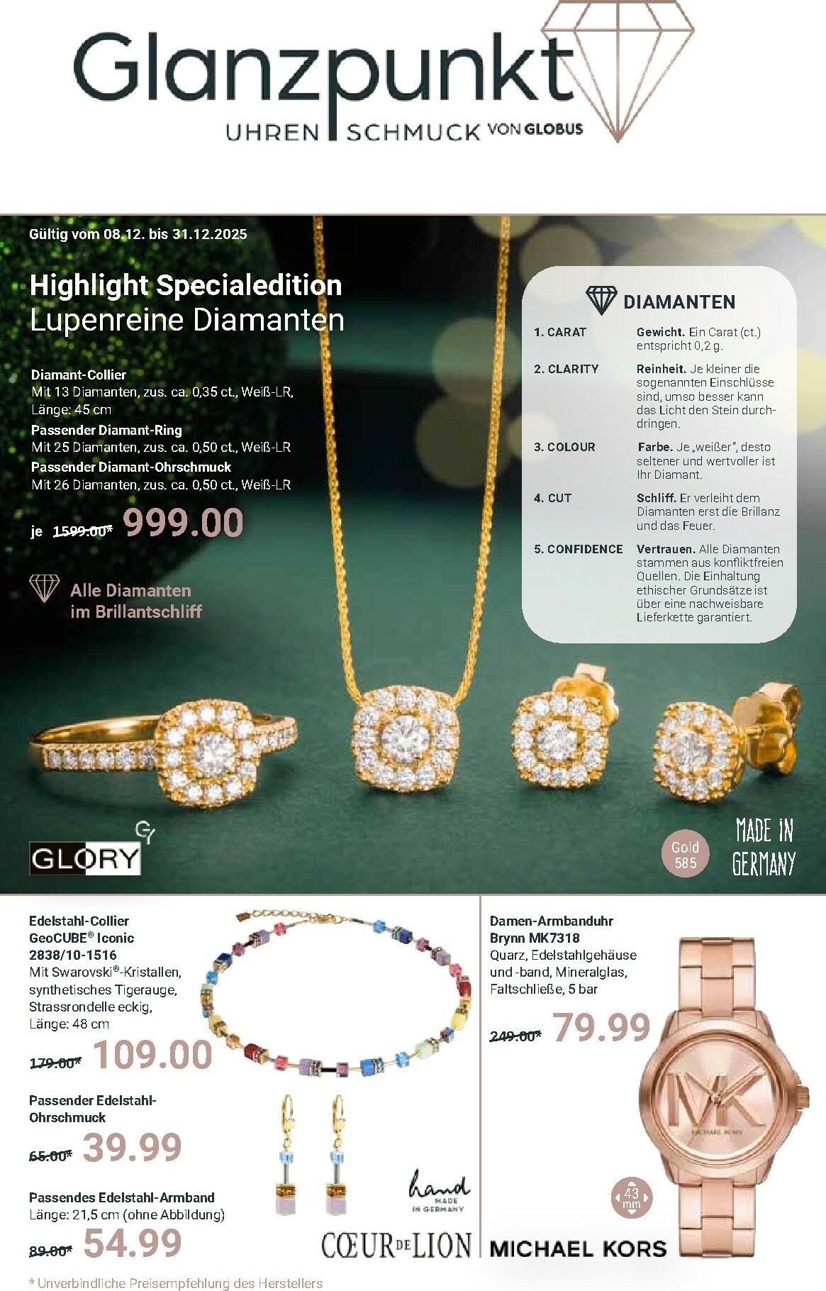 globus - Globus - Glanzpunkt-Prospekt gültig vom 08.12. bis 31.12.