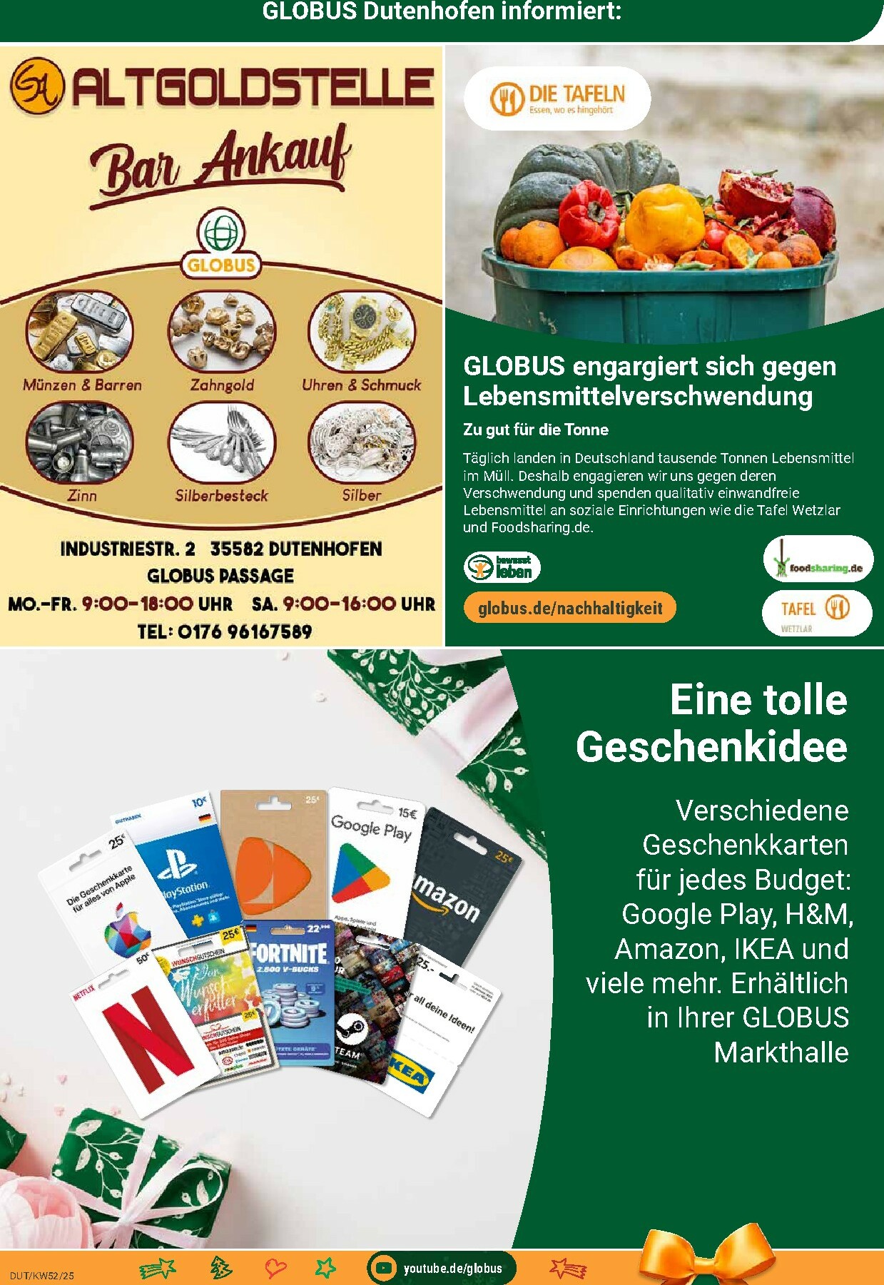globus - Globus - Dutenhofen-Prospekt gültig vom 22.12. bis 27.12. - page: 16