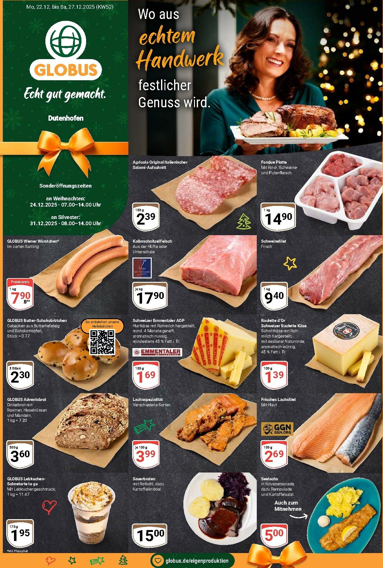 globus - Globus - Dutenhofen-Prospekt gültig vom 22.12. bis 27.12.