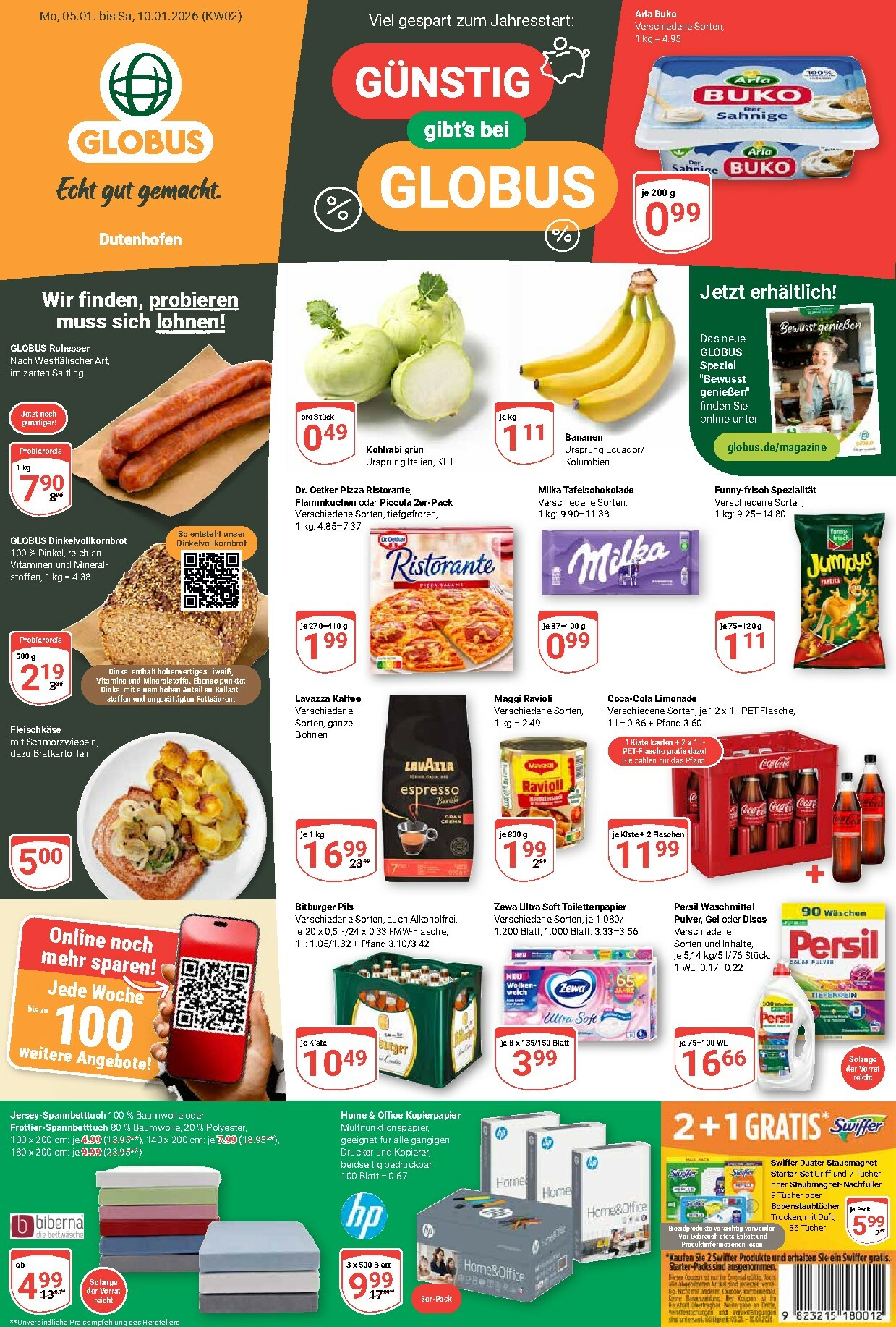 globus - Globus - Dutenhofen-Prospekt gültig vom 05.01. bis 10.01.