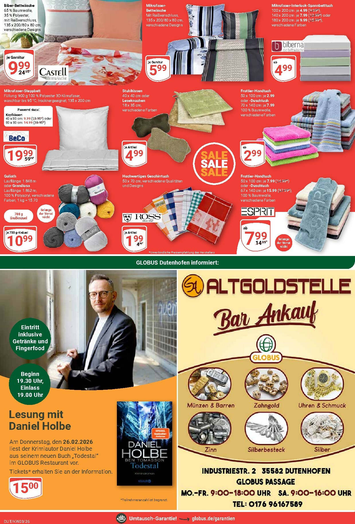 globus - Globus - Dutenhofen-Prospekt gültig vom 12.01. bis 17.01. - page: 22