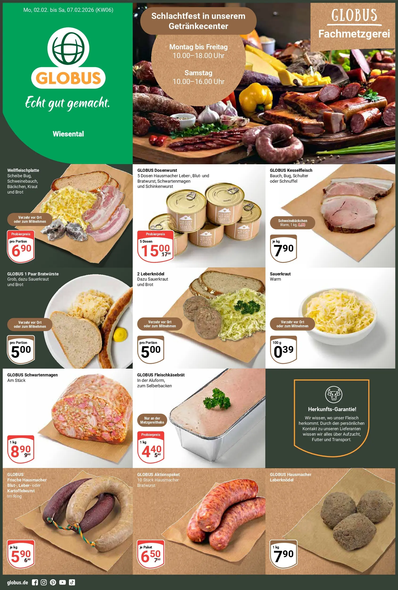 globus - Globus - Wiesental-Prospekt gültig vom 02.02.2026 bis 07.02.2026