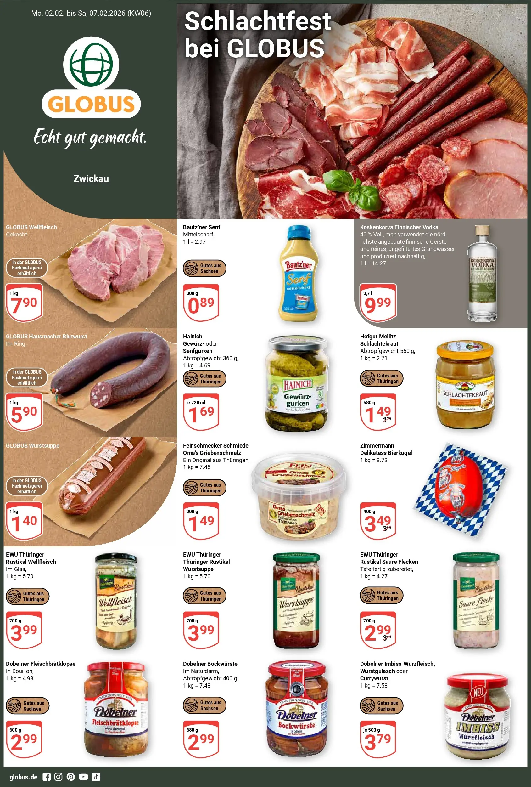 globus - Globus - Zwickau-Prospekt gültig vom 02.02.2026 bis 07.02.2026