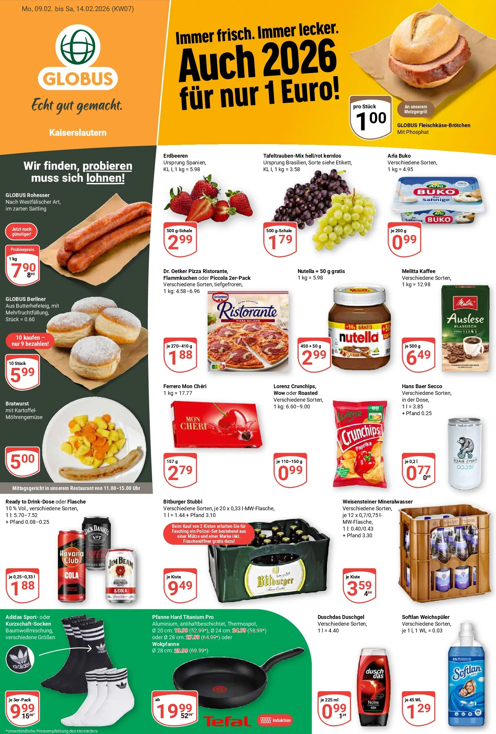 globus - Globus - Kaiserslautern-Prospekt gültig vom 09.02.2026 bis 14.02.2026