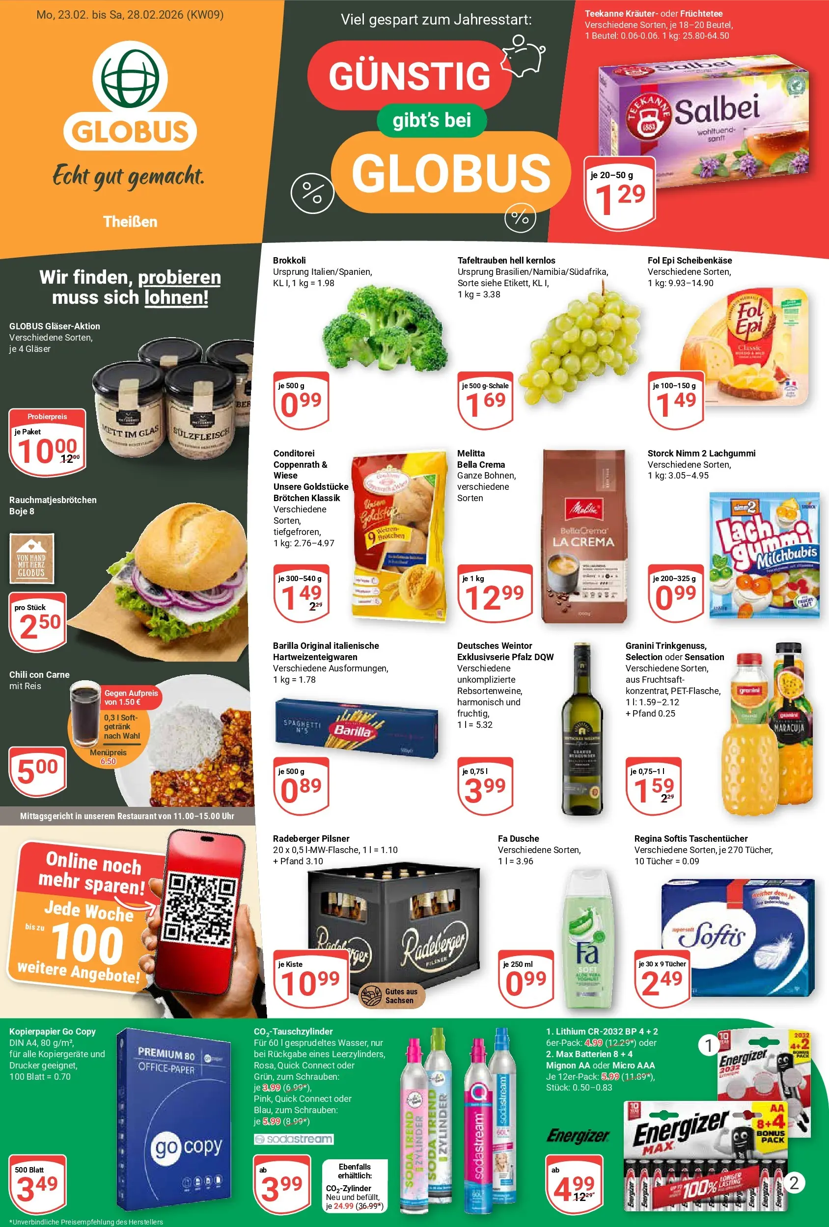 globus - Globus - Theißen-Prospekt gültig vom 23.02.2026 bis 28.02.2026