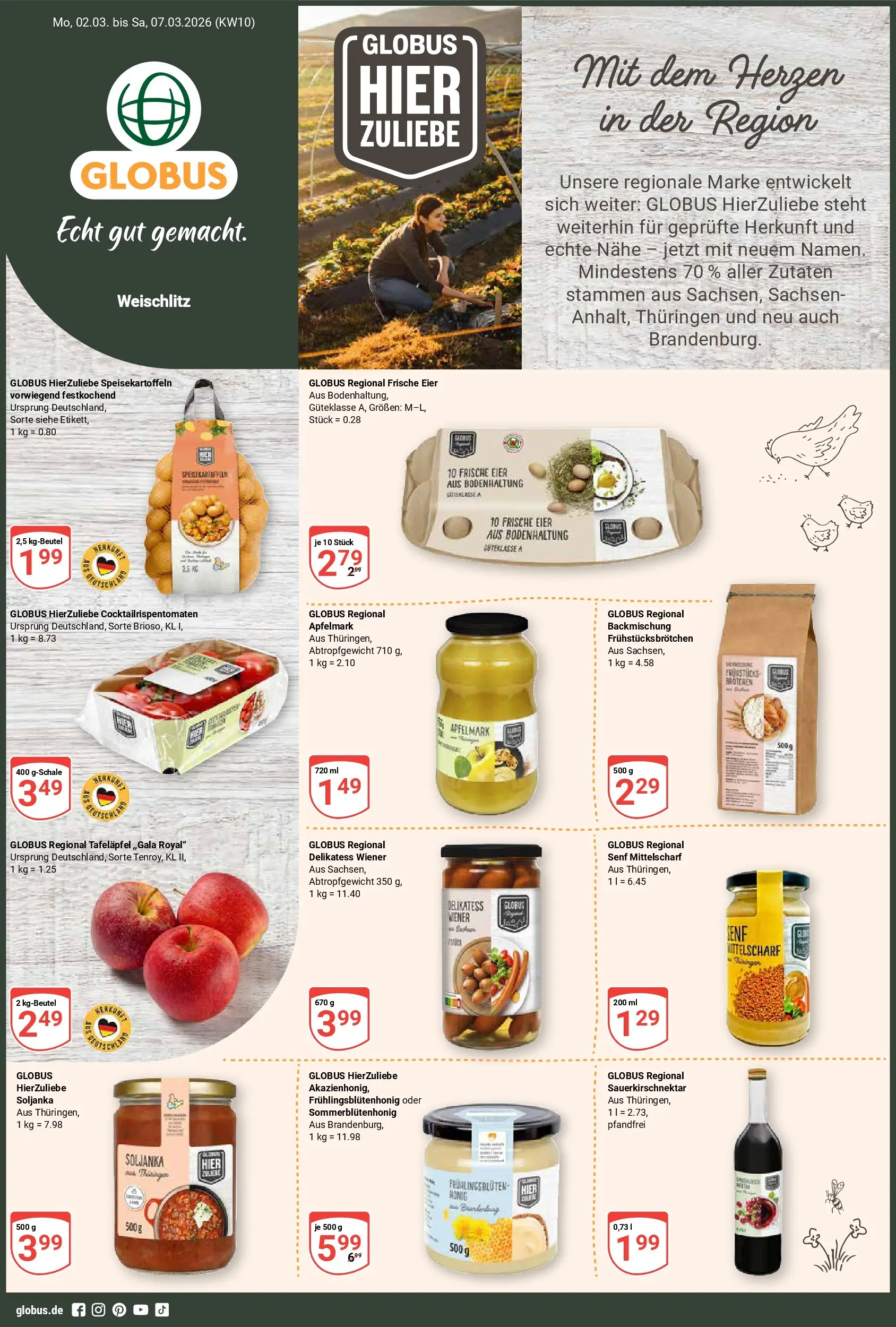 globus - Globus - Weischlitz-Prospekt gültig vom 02.03.2026 bis 07.03.2026
