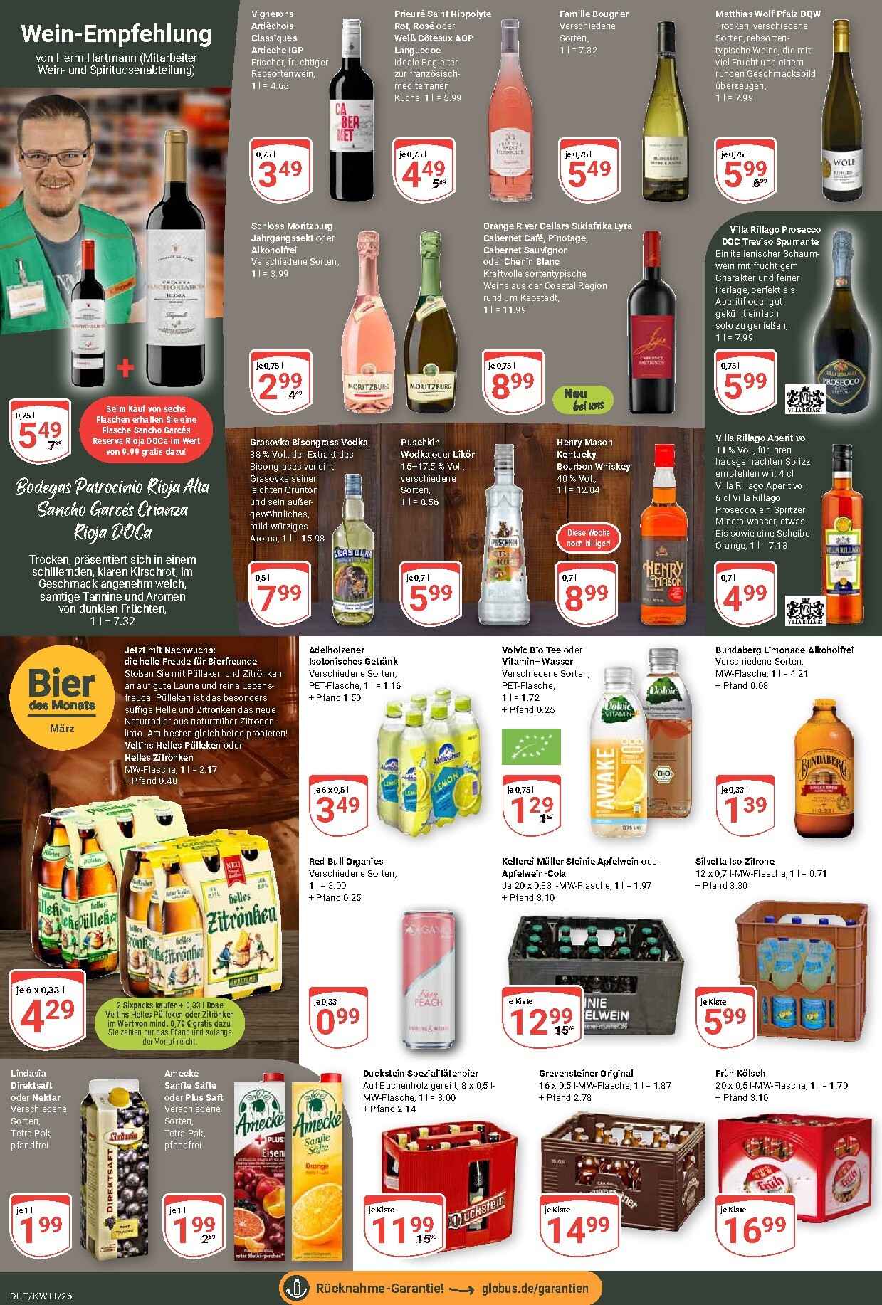 globus - Globus - Dutenhofen-Prospekt gültig vom 09.03.2026 bis 14.03.2026 - page: 16
