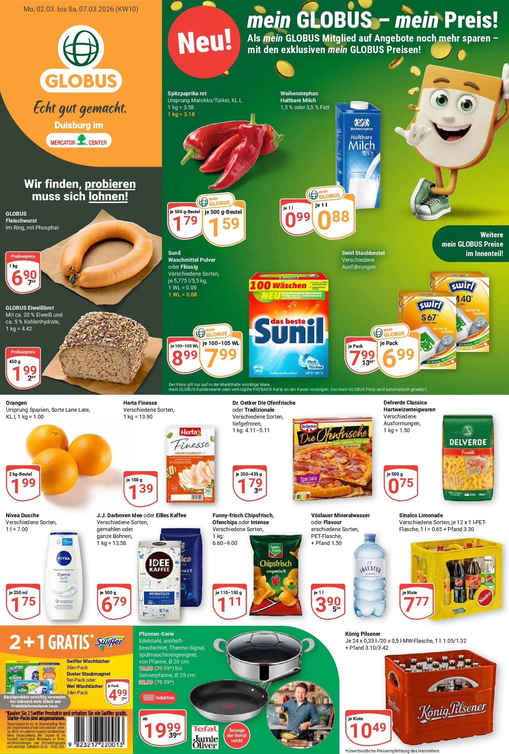 globus - Globus - Duisburg im Mercator Center-Prospekt gültig vom 02.03.2026 bis 07.03.2026