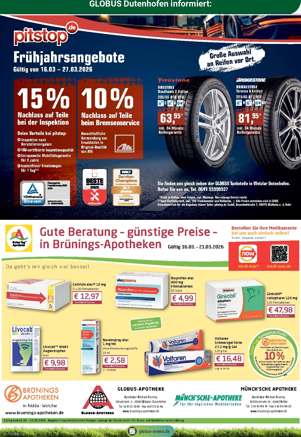 globus - Globus - Dutenhofen-Prospekt gültig vom 16.03.2026 bis 21.03.2026 - page: 28