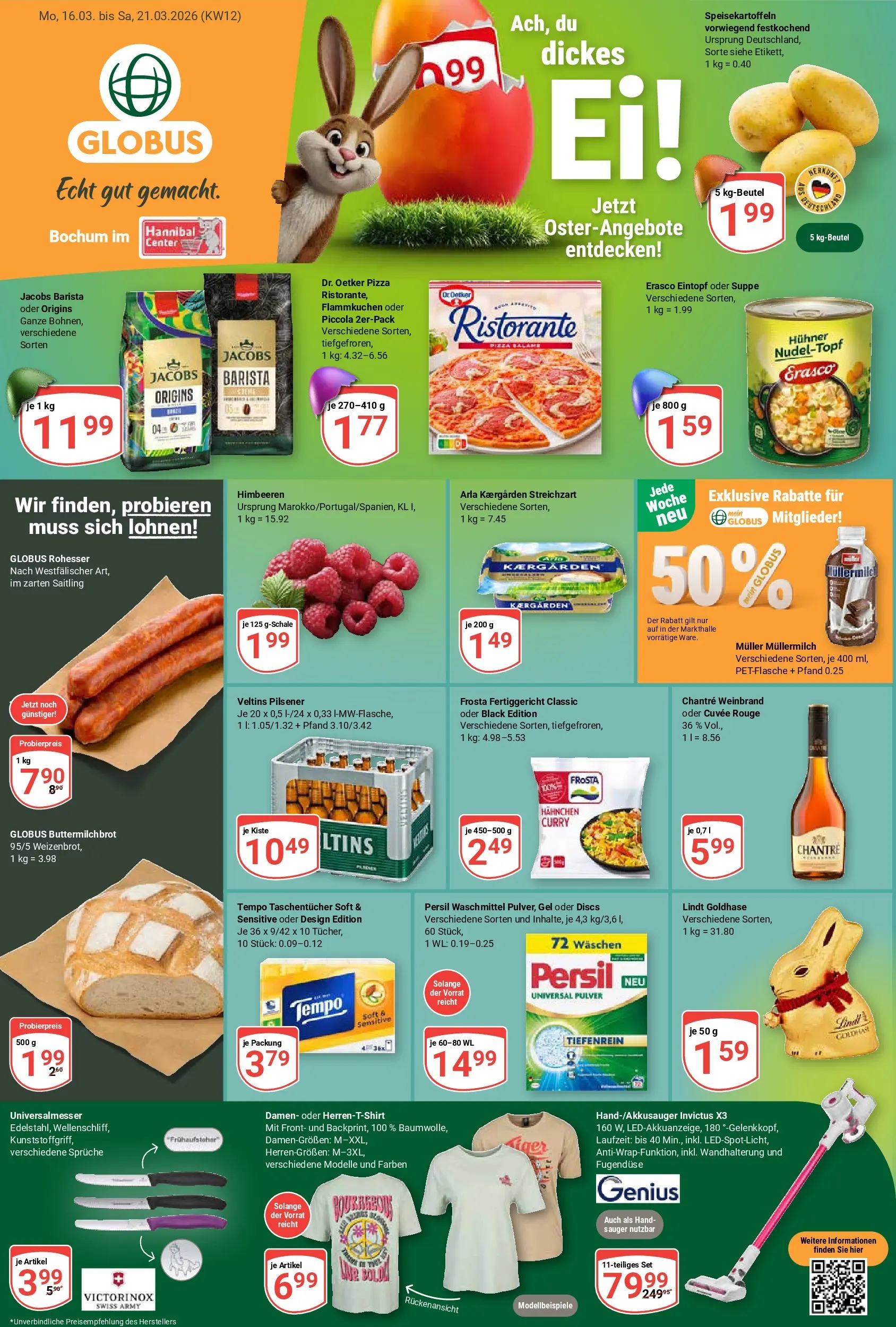 globus - Globus - Bochum-Prospekt gültig vom 16.03.2026 bis 21.03.2026
