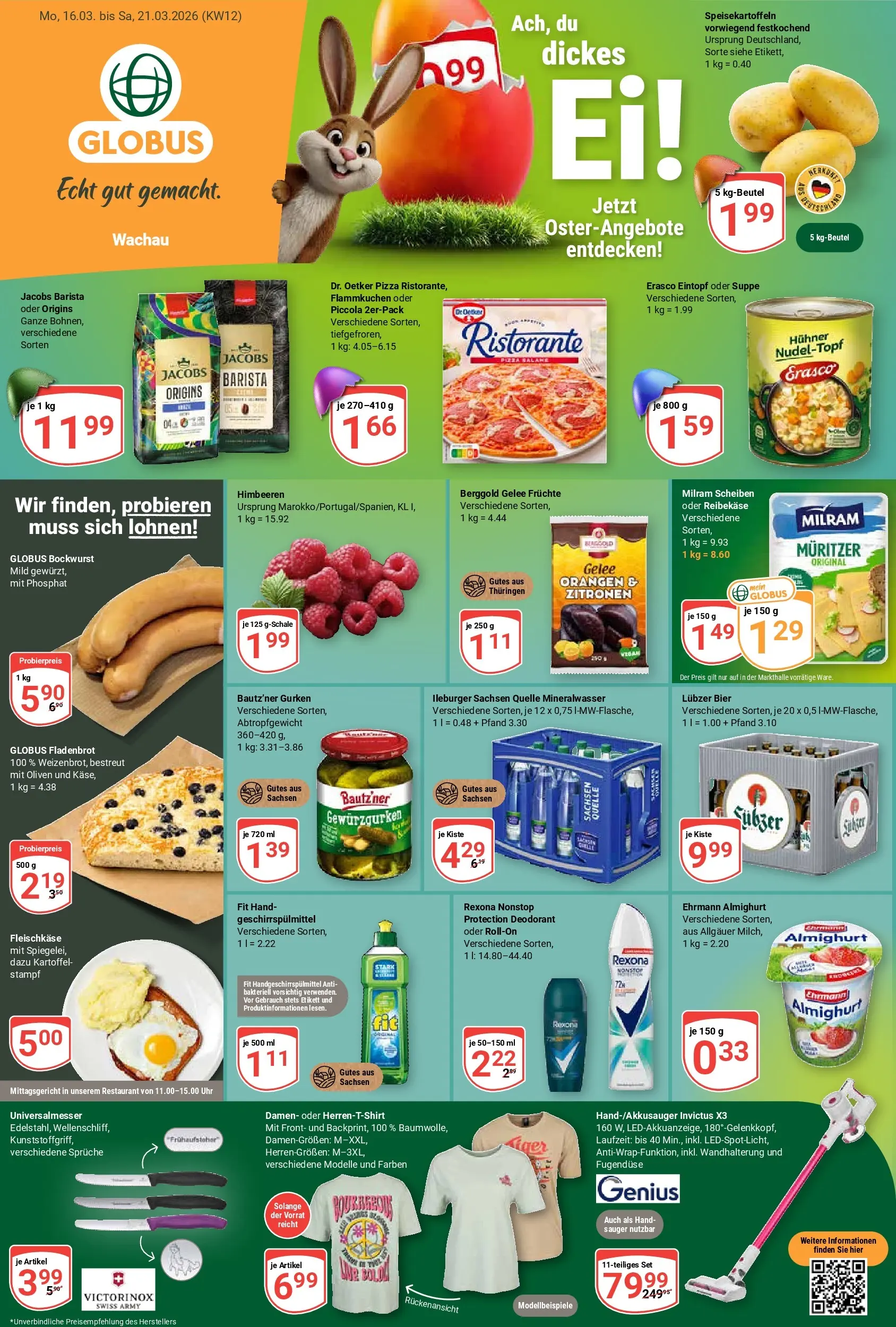 globus - Globus - Wachau-Prospekt gültig vom 16.03.2026 bis 21.03.2026