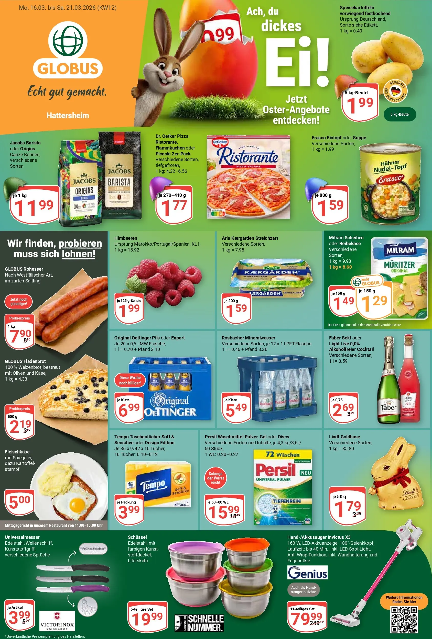 globus - Globus - Hattershelm-Prospekt gültig vom 16.03.2026 bis 21.03.2026