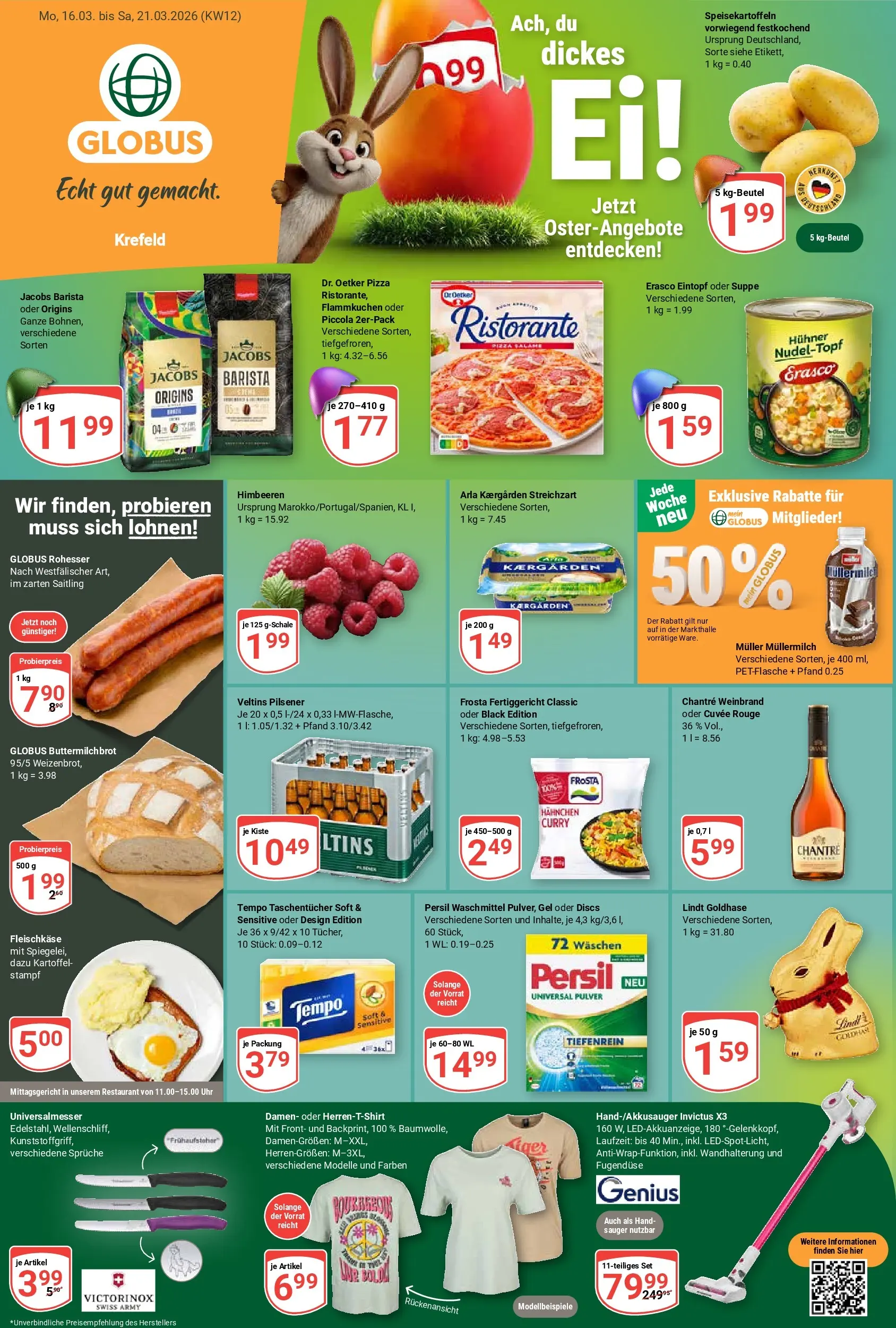 globus - Globus - Krefeld-Prospekt gültig vom 16.03.2026 bis 21.03.2026
