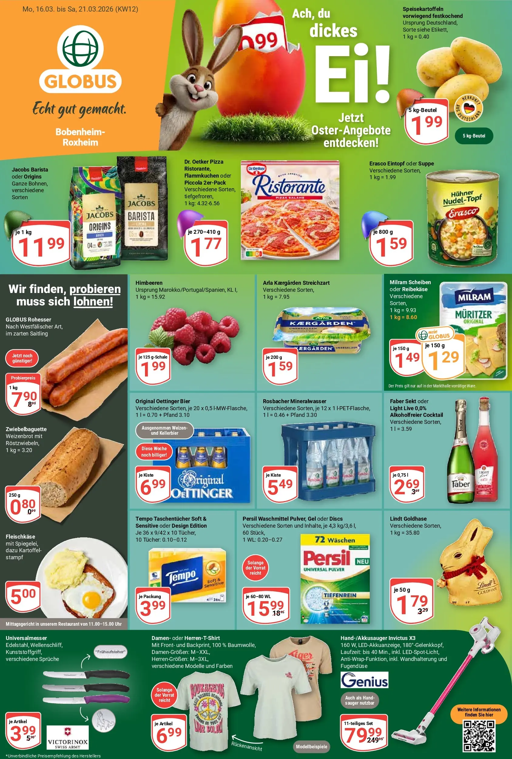 globus - Globus - Bobenheim-Roxheim-Prospekt gültig vom 16.03.2026 bis 21.03.2026