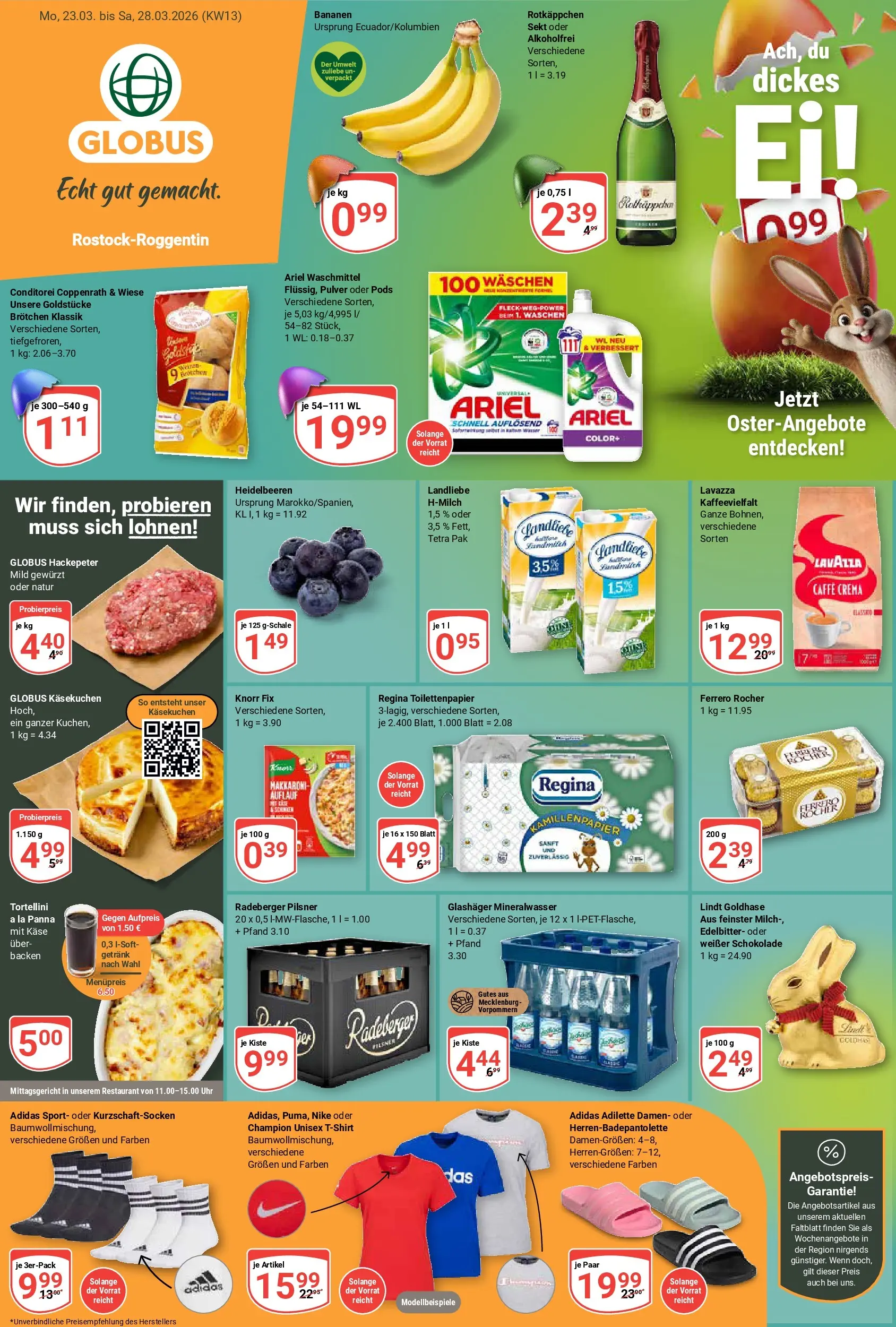 globus - Globus - Rostock-Roggentin-Prospekt gültig vom 23.03.2026 bis 28.03.2026