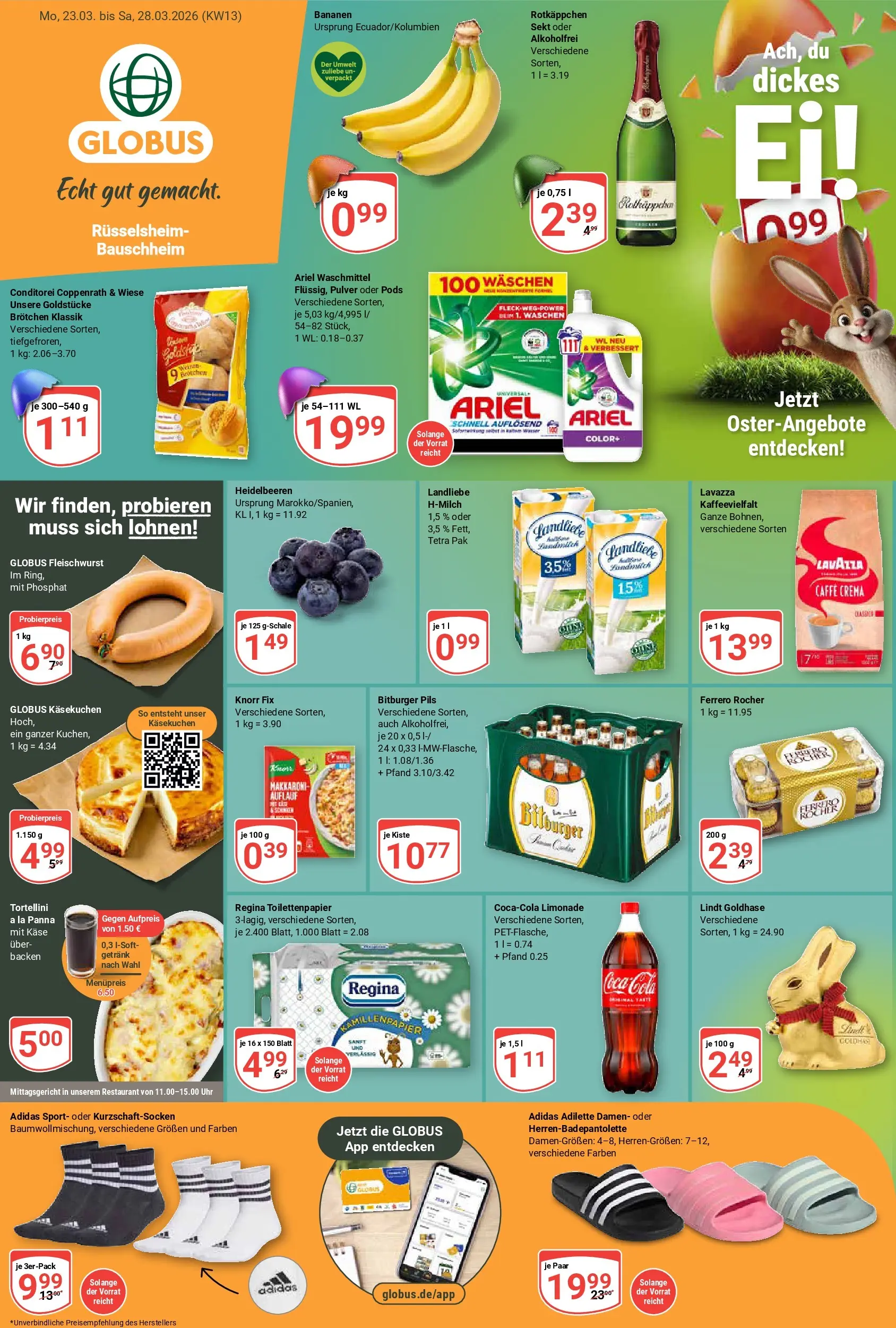 globus - Globus - Rüsselsheim-Bauschheim-Prospekt gültig vom 23.03.2026 bis 28.03.2026