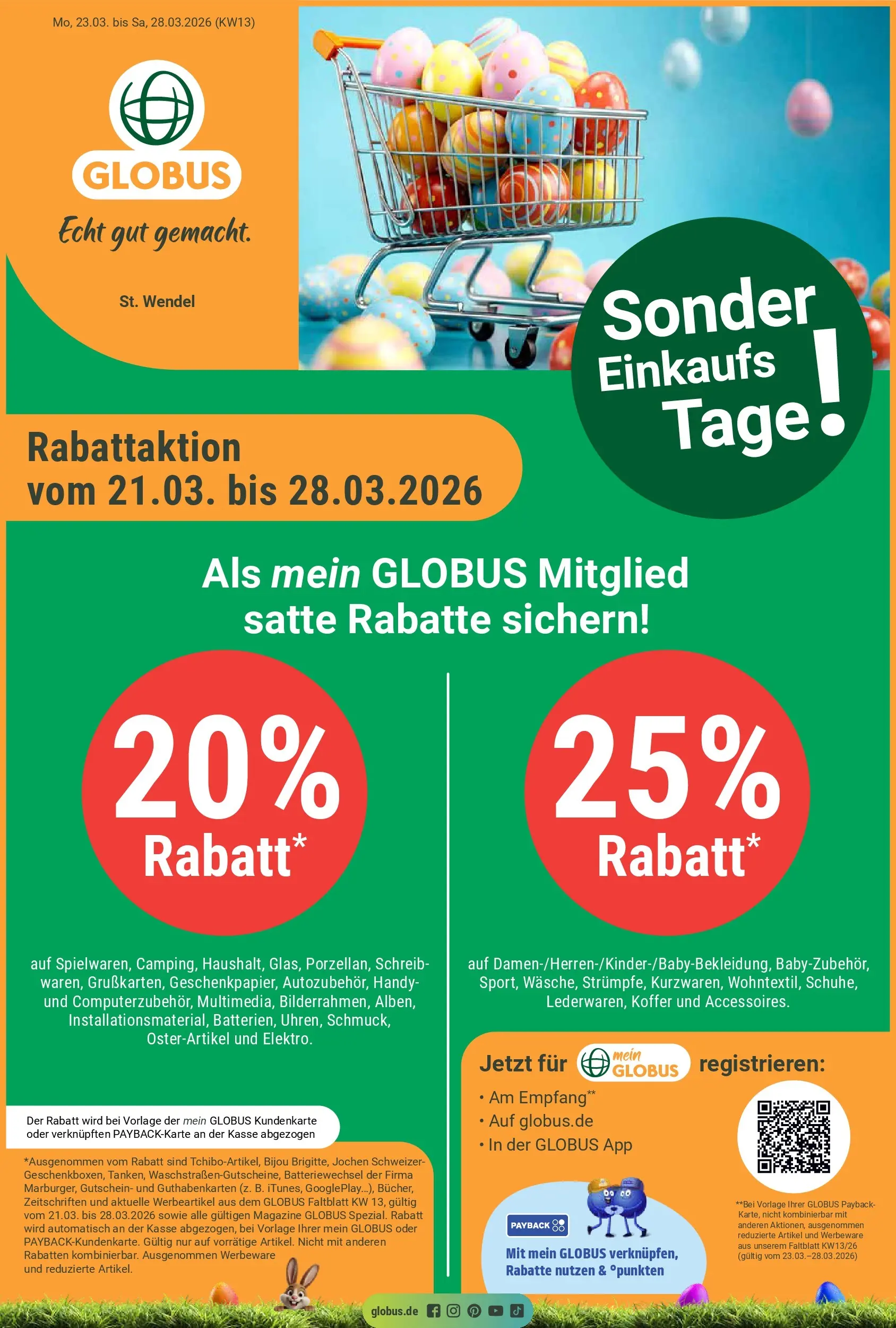 globus - Globus - St. Wendel-Prospekt gültig vom 23.03.2026 bis 28.03.2026