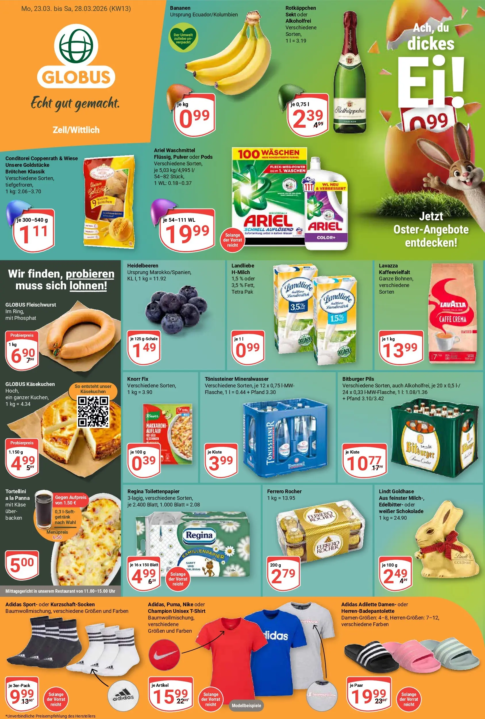 globus - Globus - Zell/Wittlich-Prospekt gültig vom 23.03.2026 bis 28.03.2026