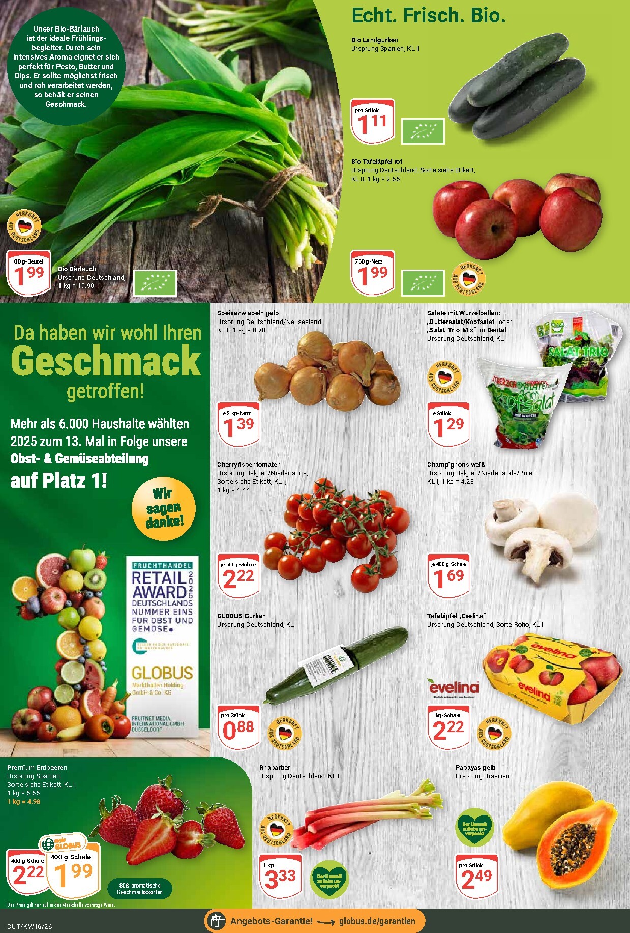 globus - Globus - Dutenhofen Prospekt nächste Woche – von Montag 13.04.2026 bis Samstag 18.04.2026 - page: 6