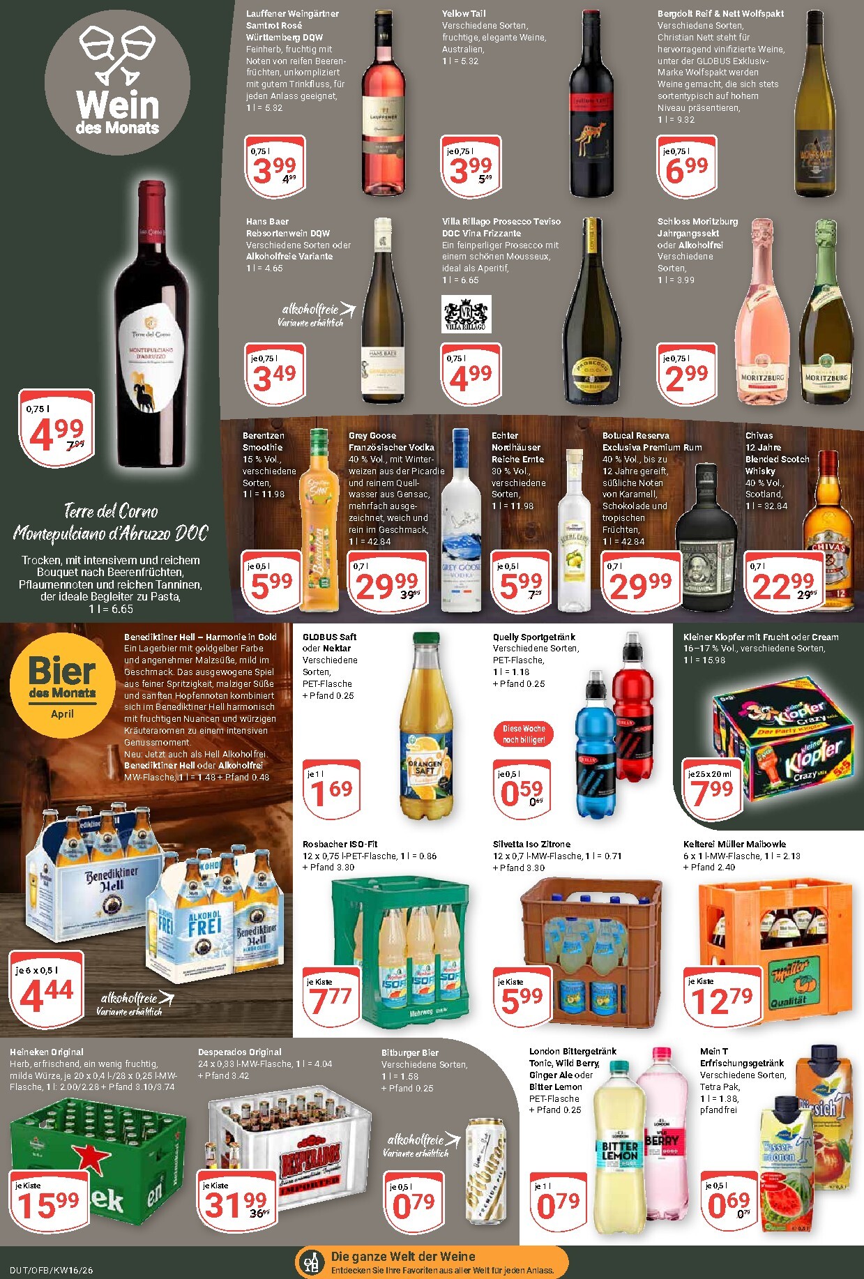 globus - Globus - Dutenhofen Prospekt nächste Woche – von Montag 13.04.2026 bis Samstag 18.04.2026 - page: 16
