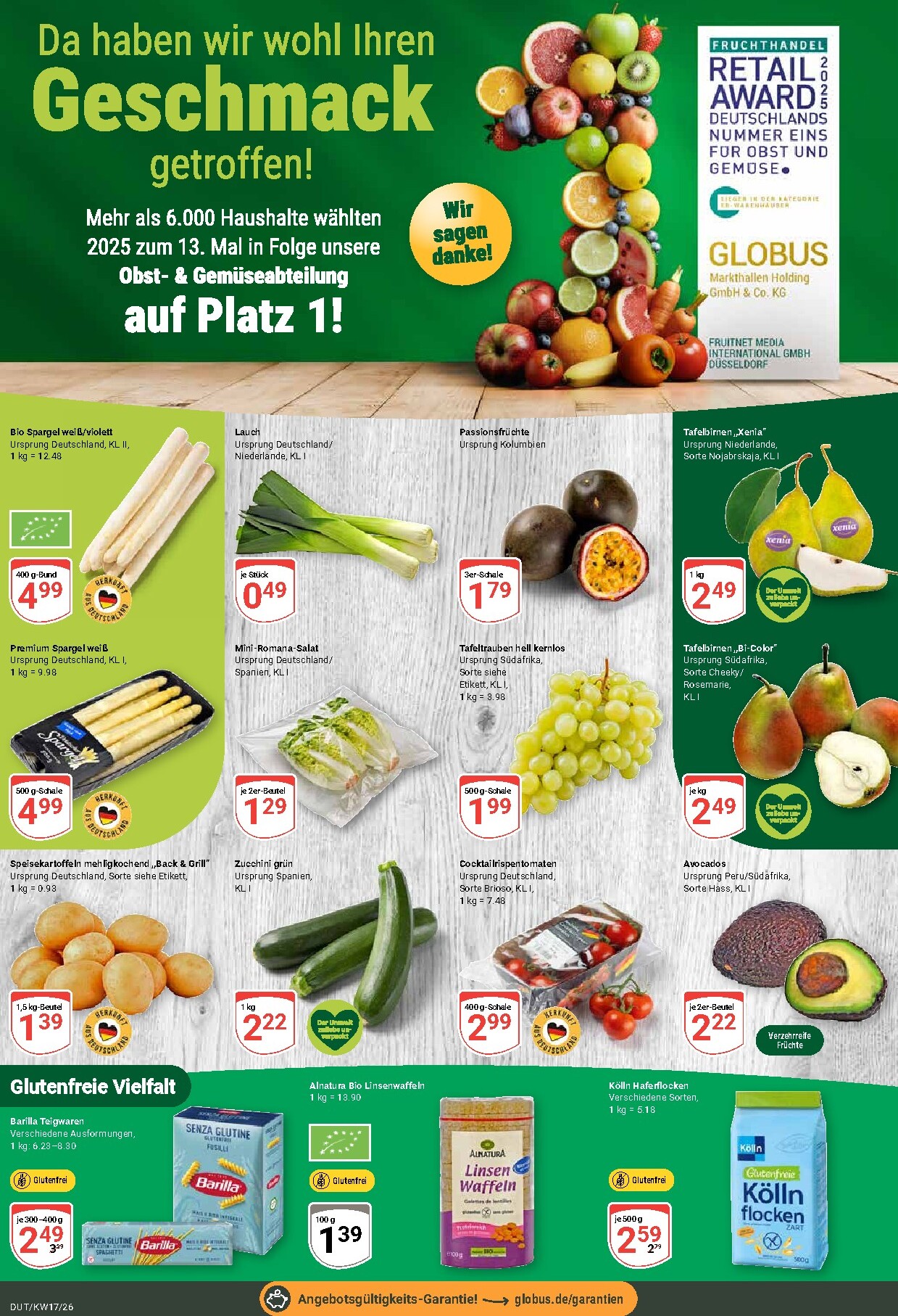 globus - Globus - Dutenhofen Prospekt nächste Woche – von Montag 20.04.2026 bis Samstag 25.04.2026 - page: 7