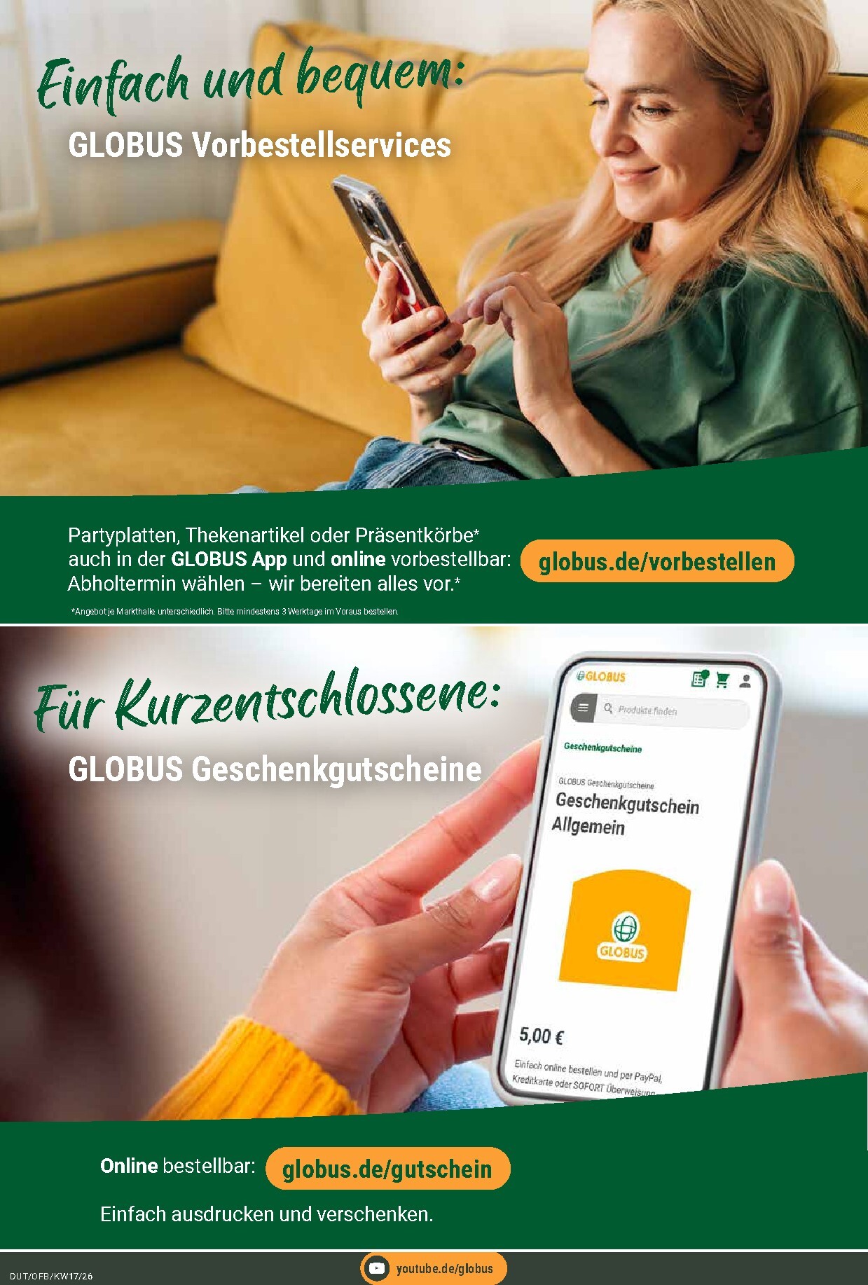 globus - Globus - Dutenhofen Prospekt nächste Woche – von Montag 20.04.2026 bis Samstag 25.04.2026 - page: 11