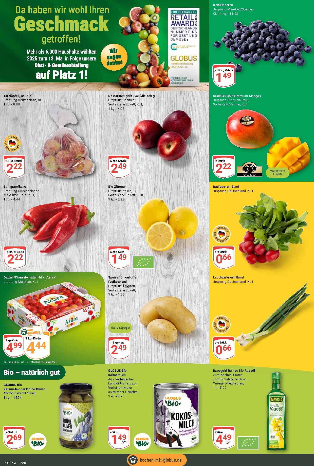 globus - Globus - Dutenhofen Prospekt nächste Woche – von Montag 27.04.2026 bis Samstag 02.05.2026 - page: 11