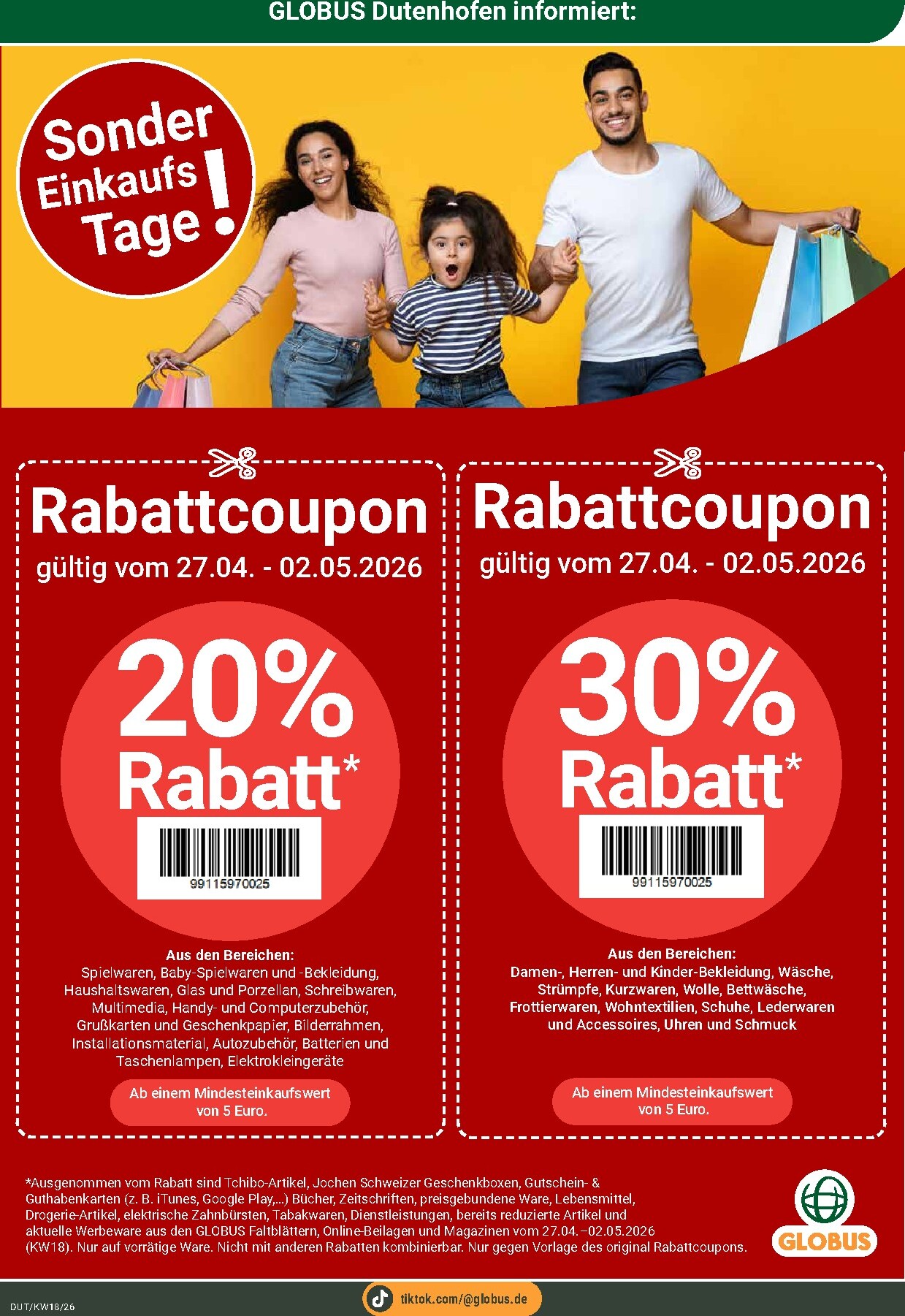 globus - Globus - Dutenhofen Prospekt nächste Woche – von Montag 27.04.2026 bis Samstag 02.05.2026 - page: 27