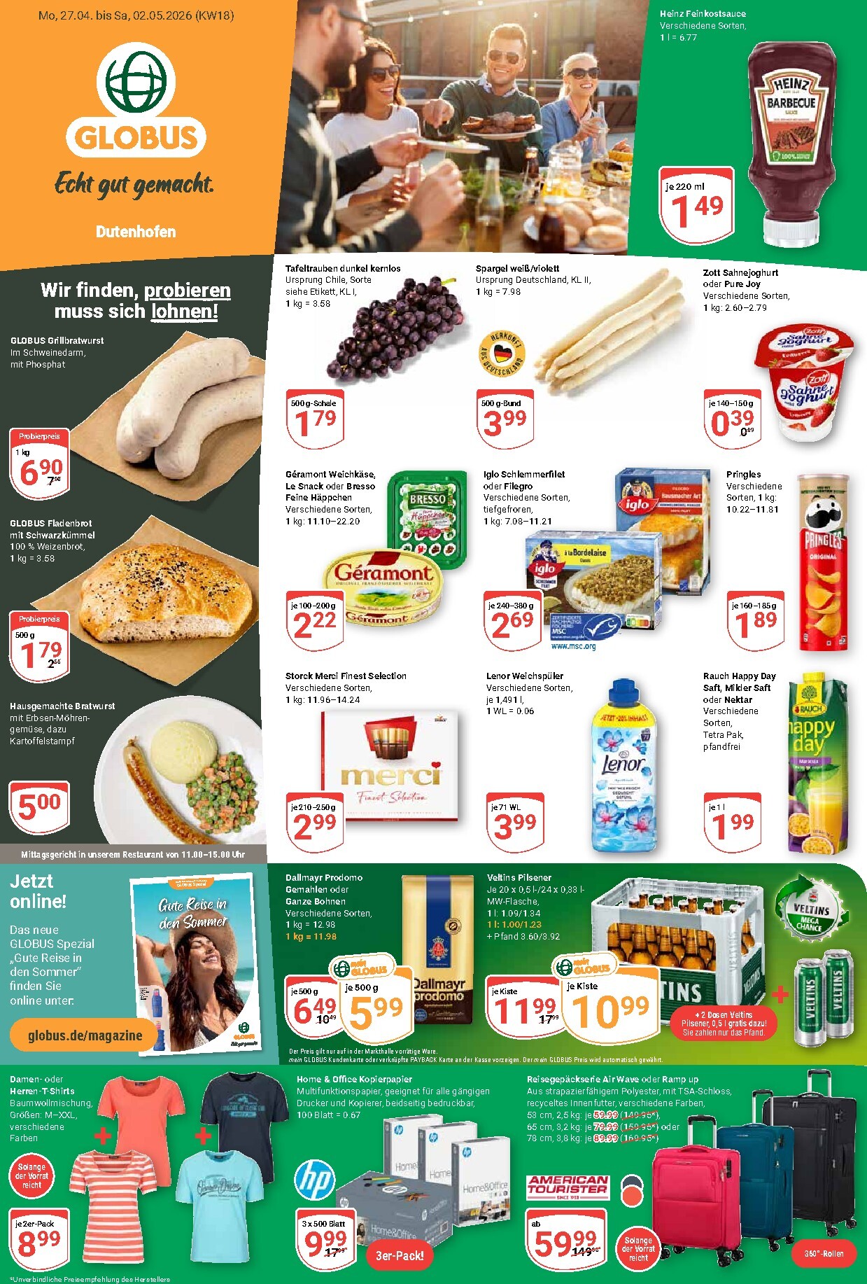 globus - Globus - Dutenhofen Prospekt nächste Woche – von Montag 27.04.2026 bis Samstag 02.05.2026 - page: 5